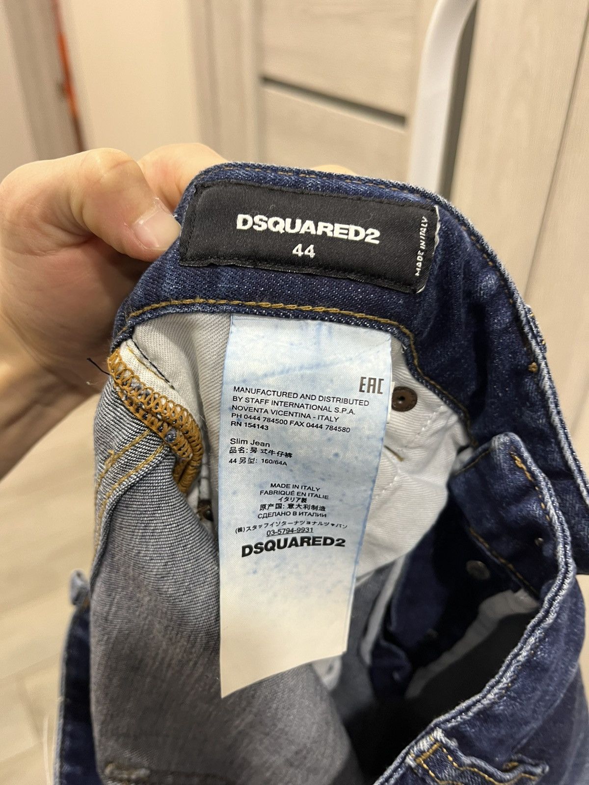 Dsquared2 90s DSQUARED 2 JEANS DENIM PANTS Y2k CHROME PUNK ROCK EMO AL Size US 28 / EU 44 - 9 Thumbnail