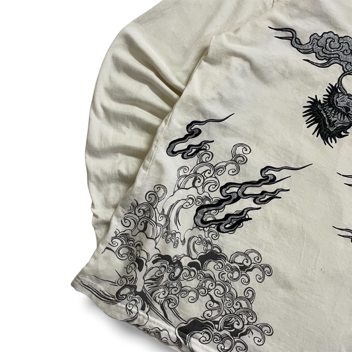 Karakuri Tamashii Longsleeve tshirt dragon Sukajan printed Size US M / EU 48-50 / 2 - 2 Thumbnail