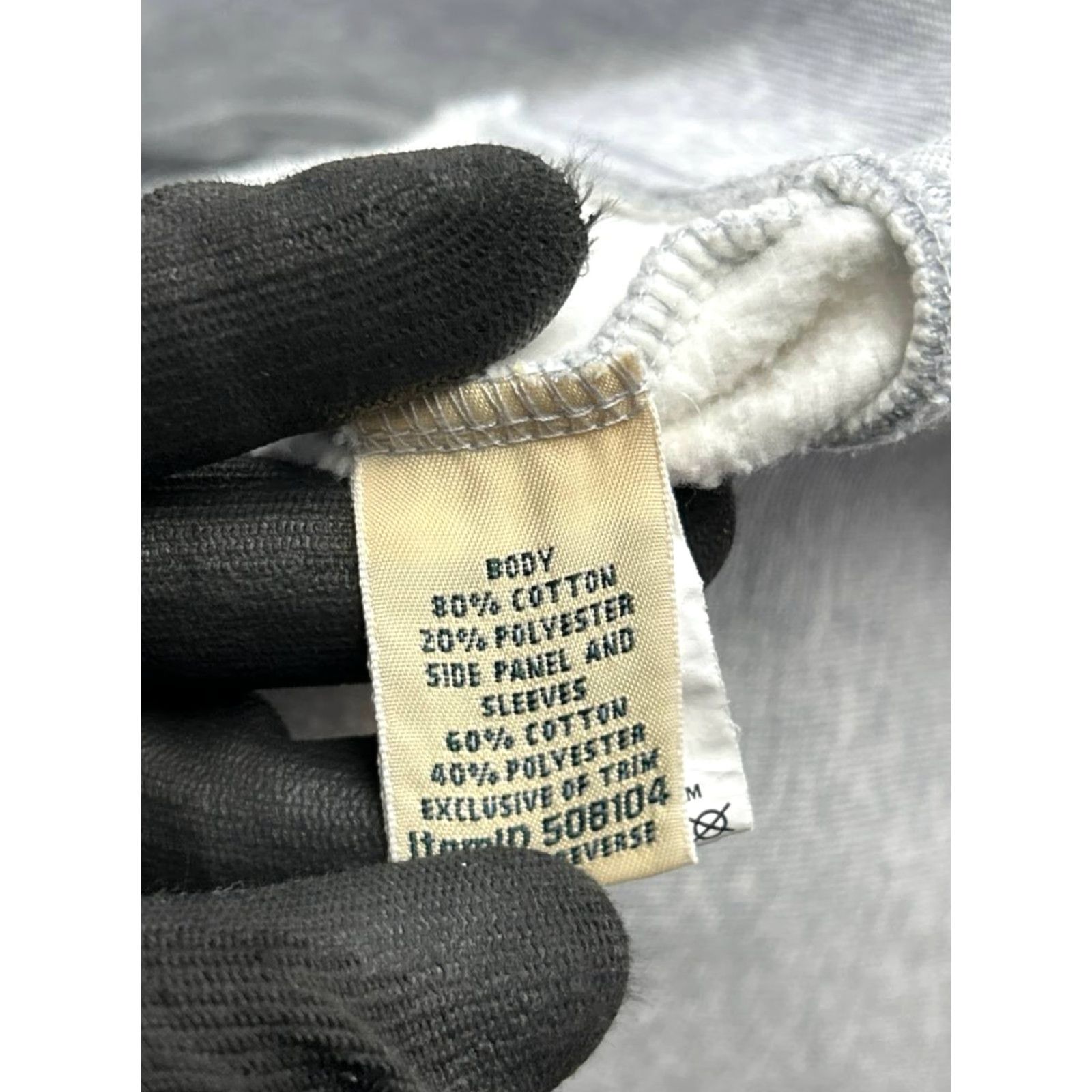 Vintage L.L.Bean Jacket Womens Medium Gray Cotton Quilted Full Zip Size M / US 6-8 / IT 42-44 - 4 Thumbnail