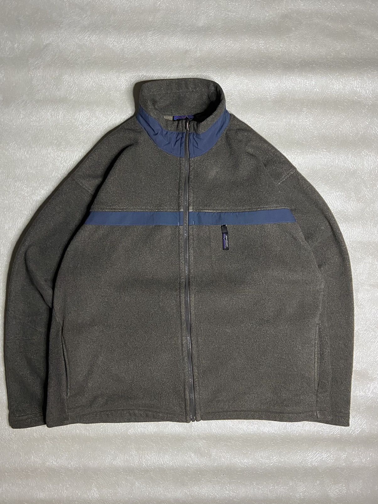 image of Outdoor Life x Patagonia Zip Fleece Synchilla Patagonia in Grey, Men's (Size XL)