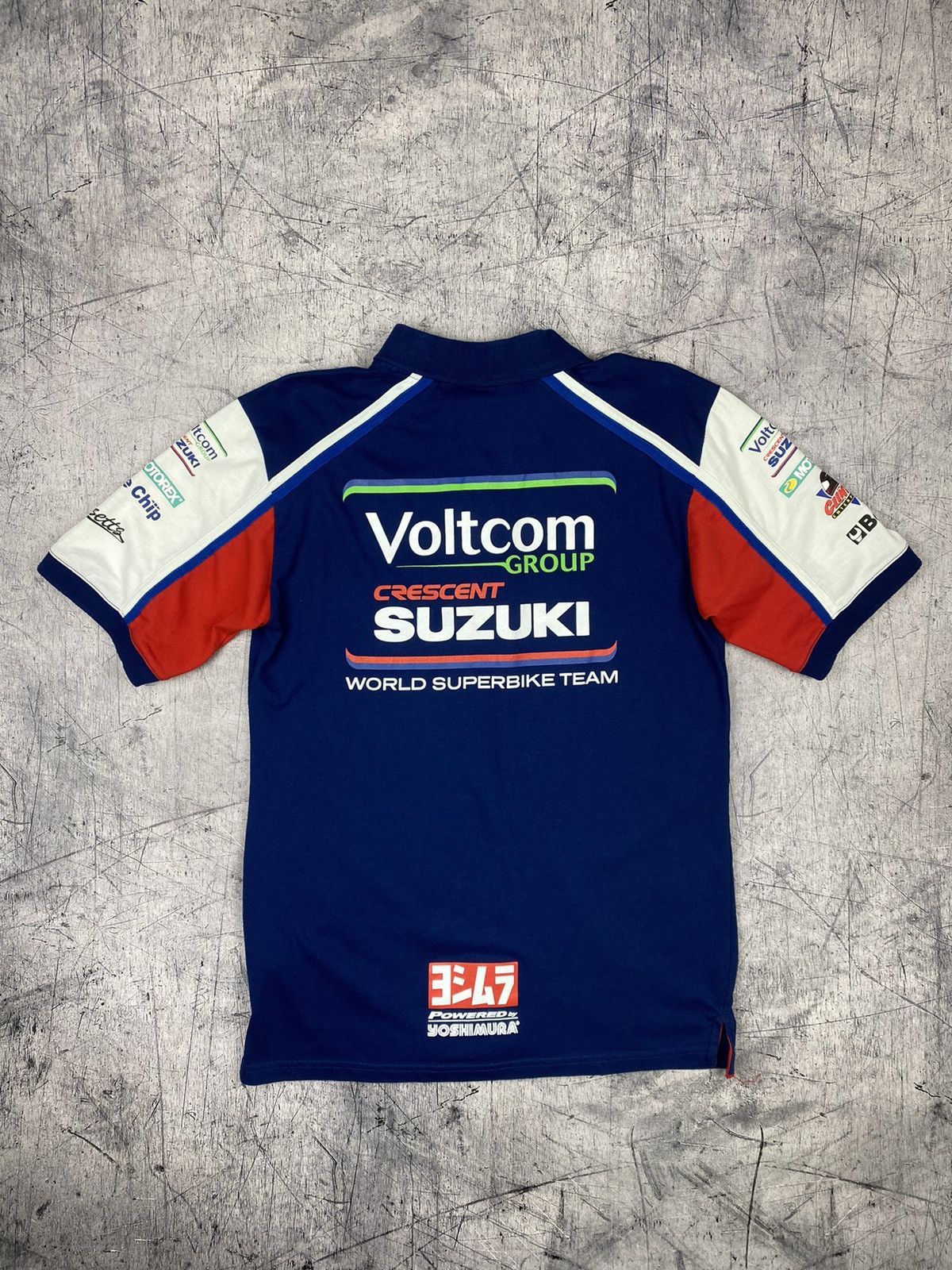Vintage Vintage Racing Suzuki World Superbike Polo T Shirt Size US M / EU 48-50 / 2 - 13 Thumbnail