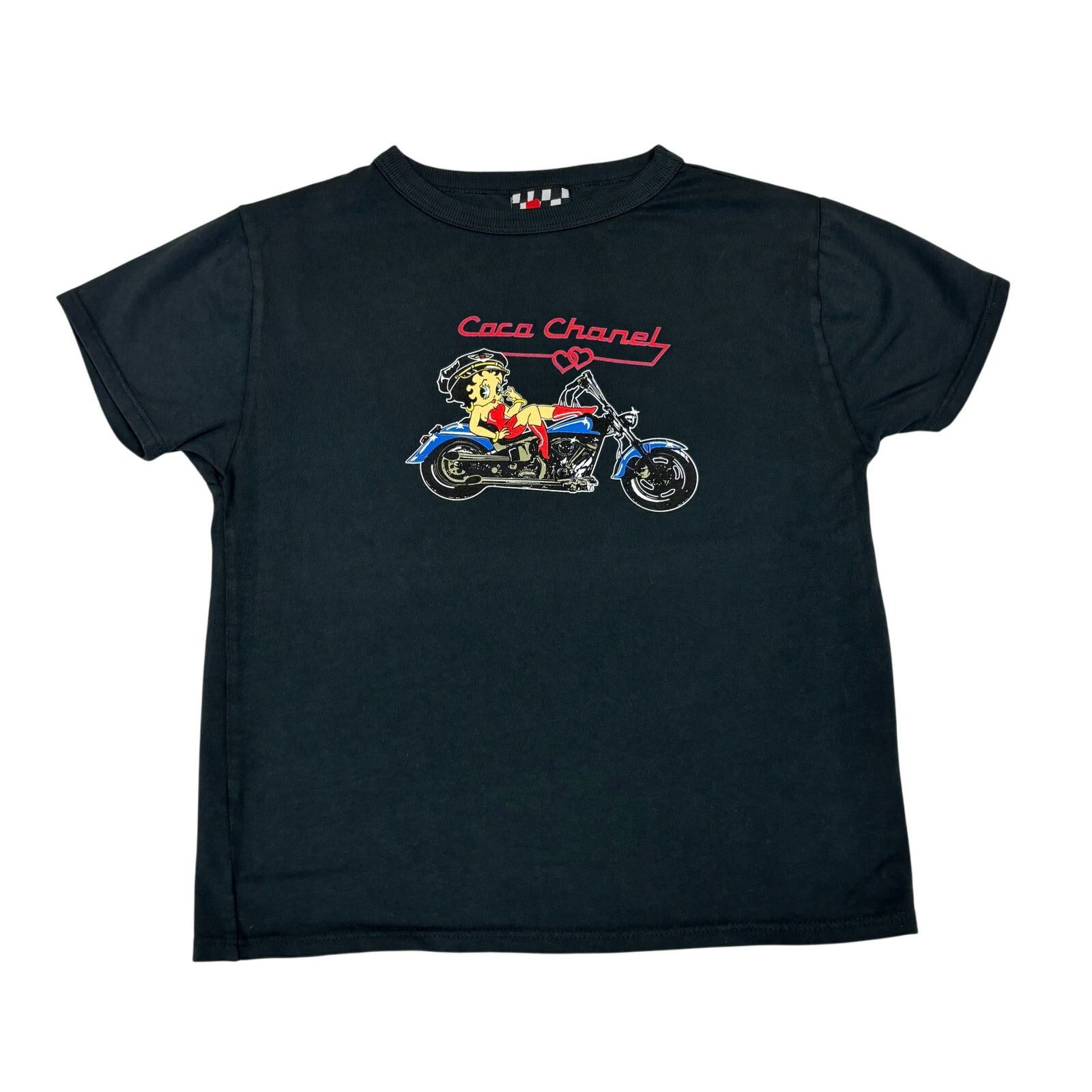 Mega Yacht Mega Yacht Coco chanel Betty Boop Biker Baby Tee Women's L Size L / US 10 / IT 46 - 1 Thumbnail