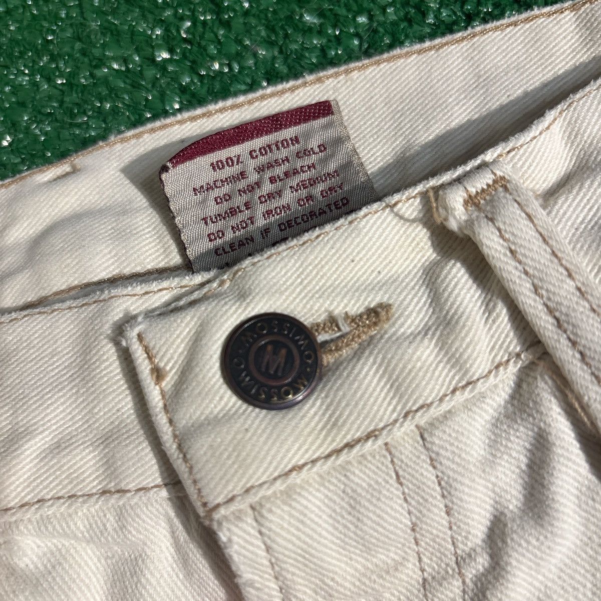 Mossimo Vintage Mossimo Cream Pants Size 33 Size US 33 - 2 Thumbnail
