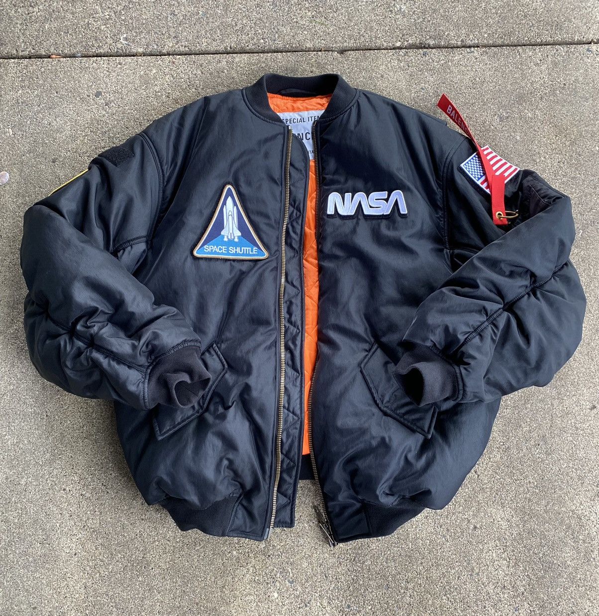 BALENCIAGA 21AW NASA ボンバージャケット 美品 正規品 BALENCIAGA】ボンバージャケット (BALENCIAGA/ジャケットその他