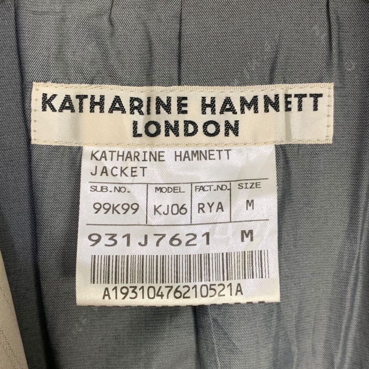 Katharine Hamnett London Vintage Katharine Hamnett London Coat Blazer Designer Size US S / EU 44-46 / 1 - 10 Thumbnail