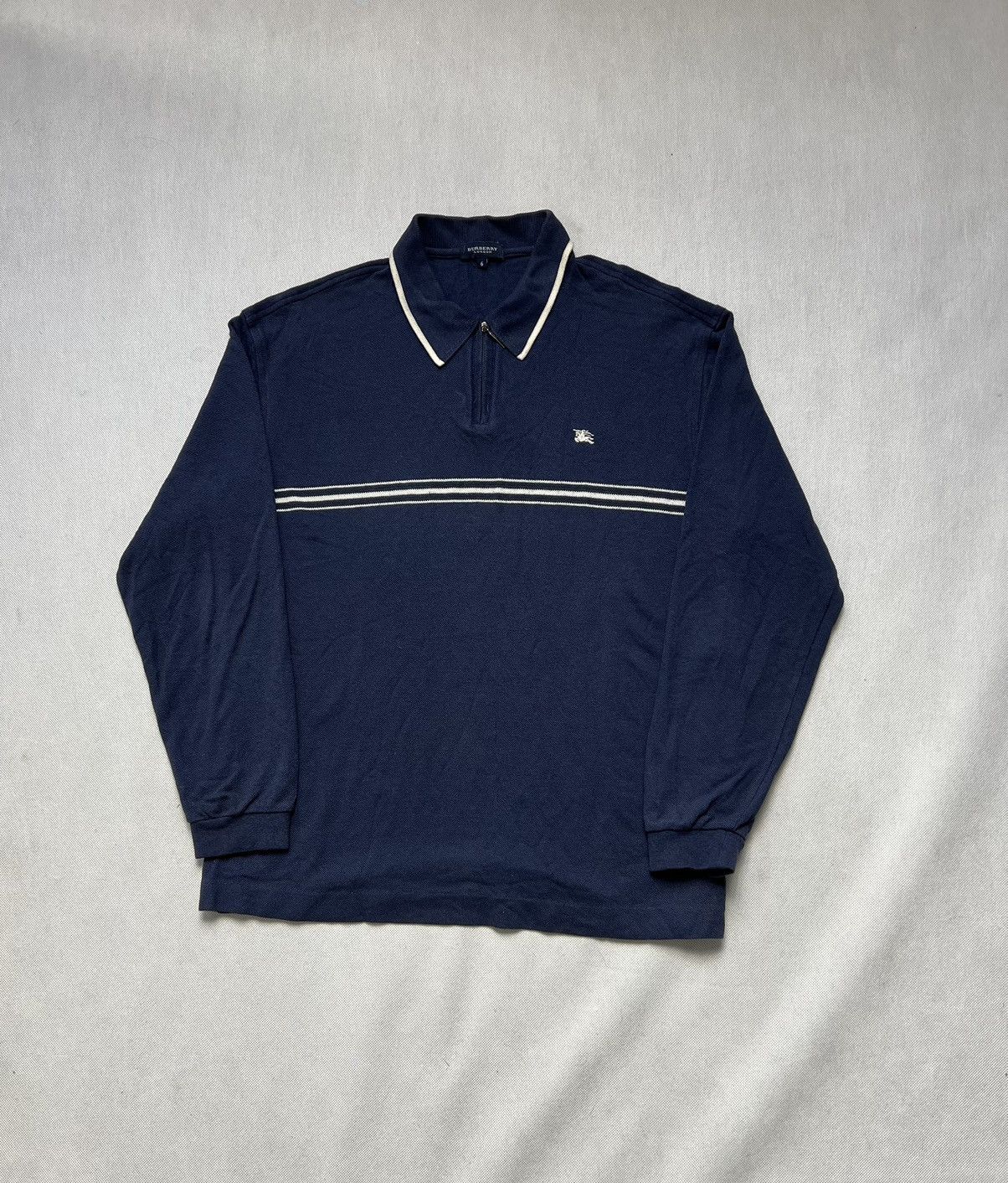 Burberry × Vintage Longsleeve Burberry London Vintage Small Logo Size US L / EU 52-54 / 3 - 1 Thumbnail