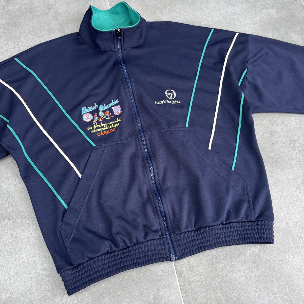 Sergio Tacchini Vintage Sergio Tacchini Hockey World Championships Jacket Size US L / EU 52-54 / 3 - 4 Thumbnail