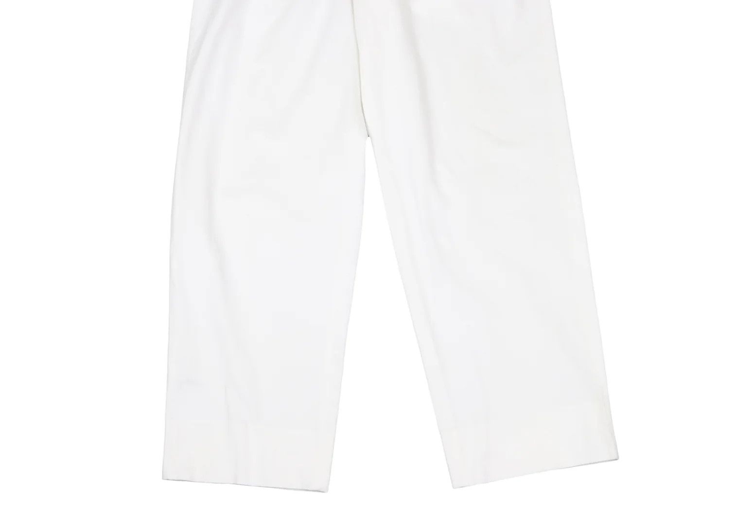 Issey Miyake Cotton Two-Tuck Pants in Off White, Size XL Size US 38 / EU 54 - 10 Thumbnail
