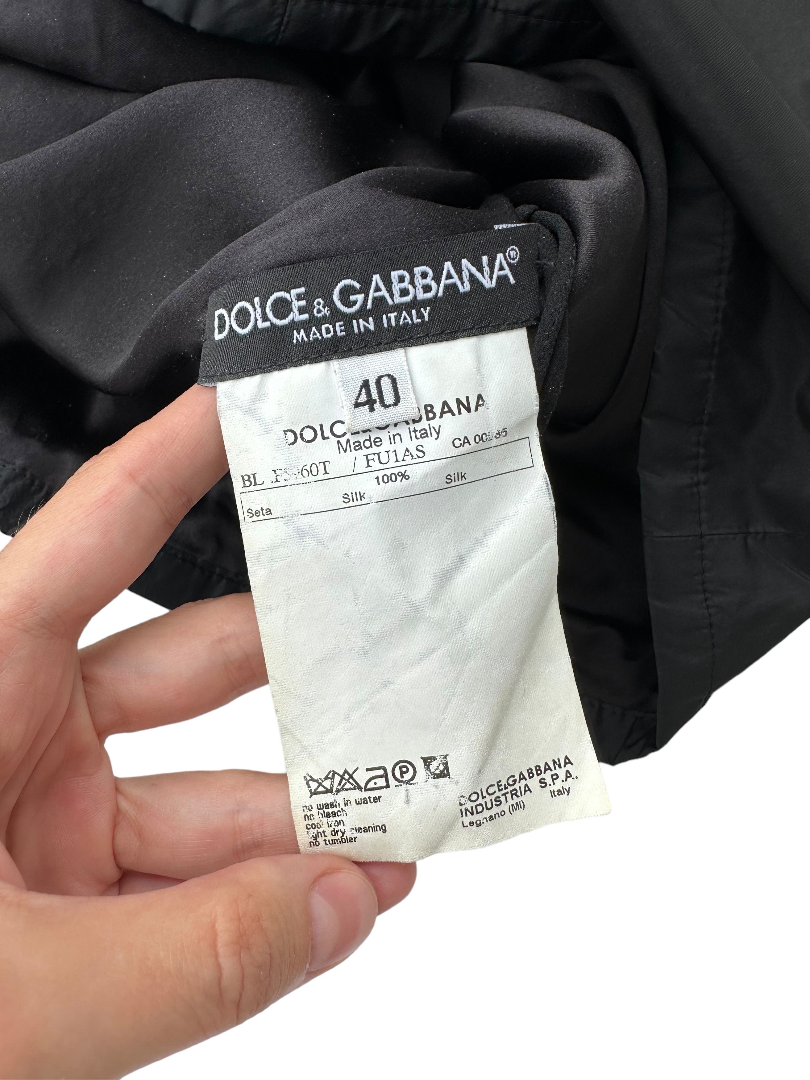 Dolce & Gabbana Vintage Dolce & Gabbana Silk Bow-Accented Sleeveless Top S Size S / US 4 / IT 40 - 6 Thumbnail