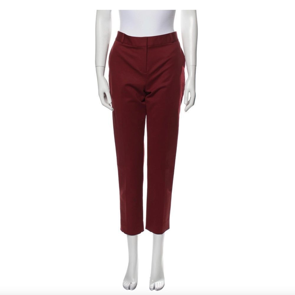 Kate Spade SZ 8 maroon trousers