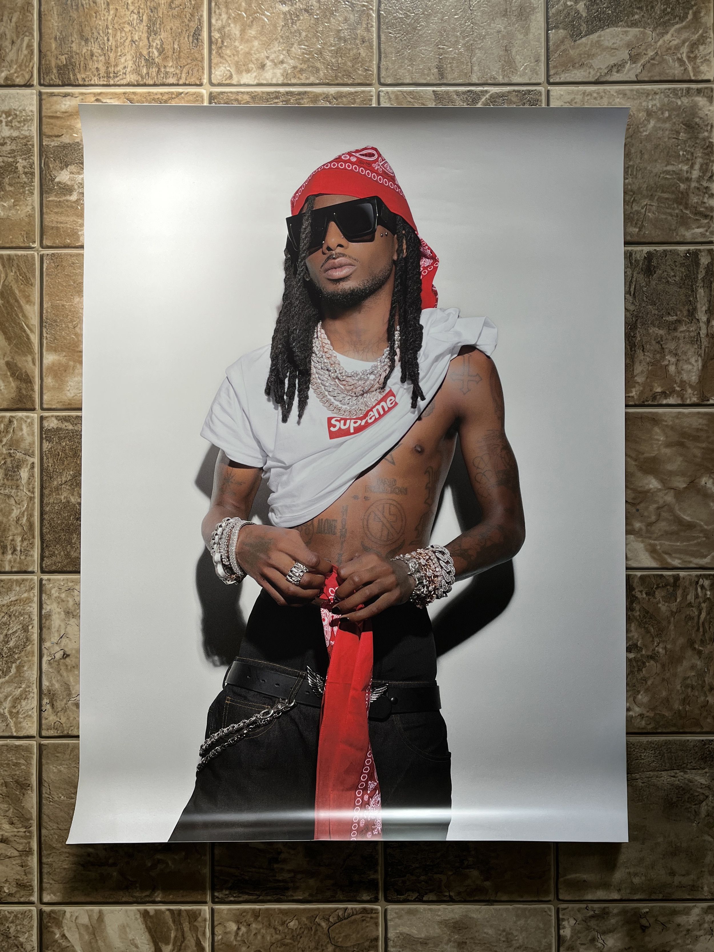 Supreme Supreme Lady Gaga 44x76 Poster | Grailed
