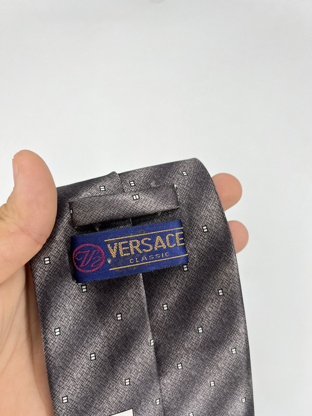 Versace × Vintage Vintage Versace Classic V2 Silk Tie Size ONE SIZE - 5 Thumbnail