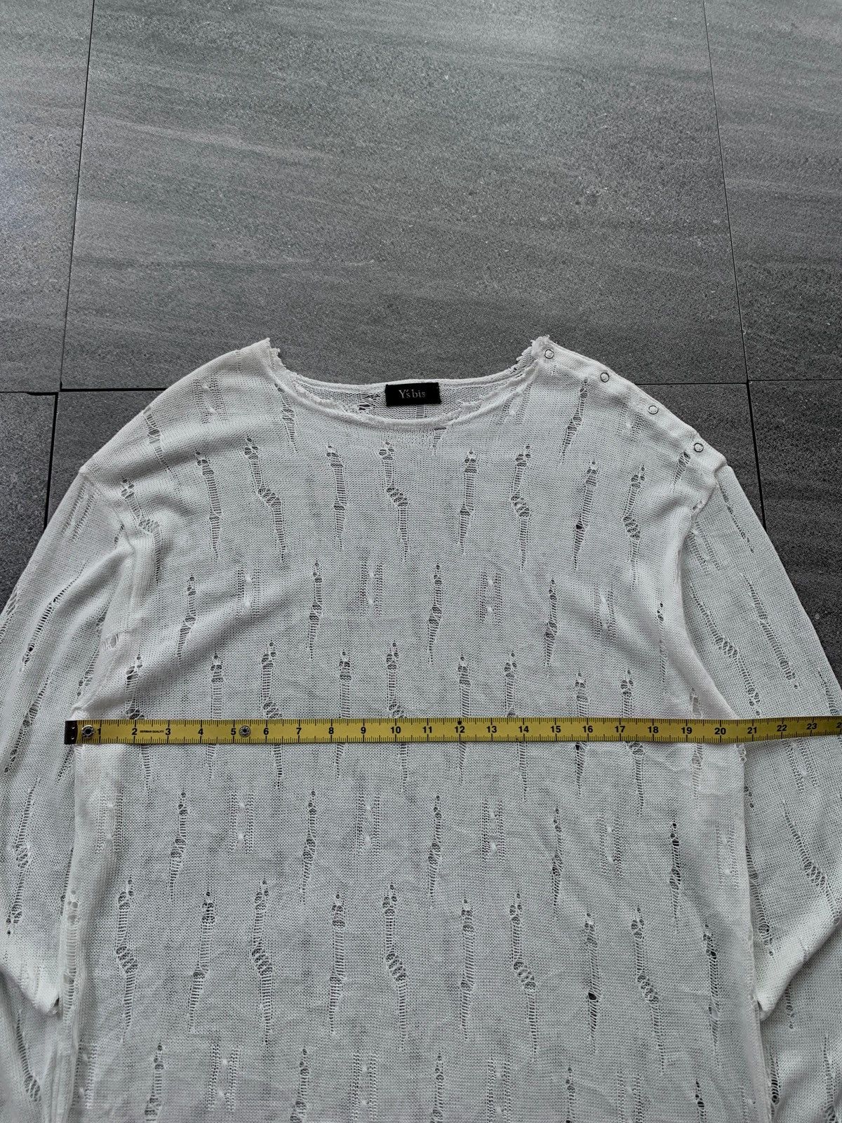 Yohji Yamamoto FREE TAX! Distressed Knitted Sweater Size US M / EU 48-50 / 2 - 11 Thumbnail