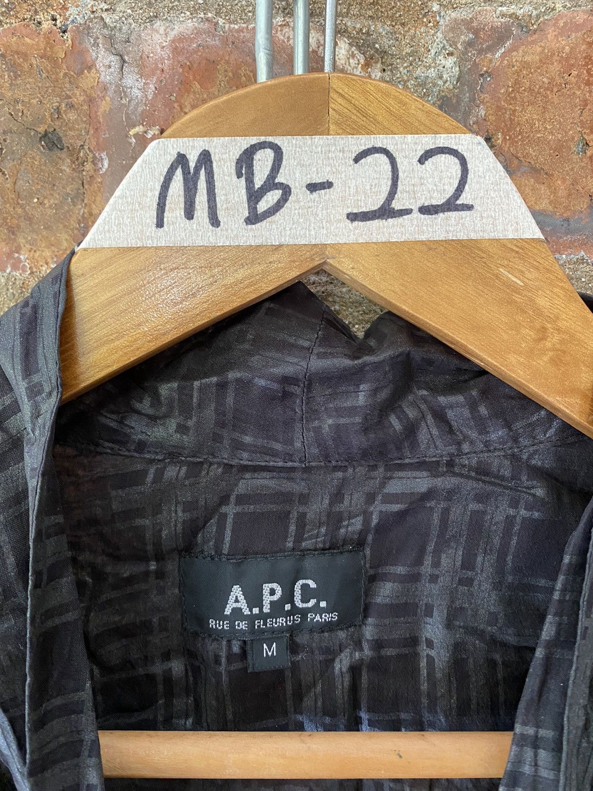 A.P.C. 1990s APC Silk Mesh black checked Size M / US 6-8 / IT 42-44 - 10 Thumbnail