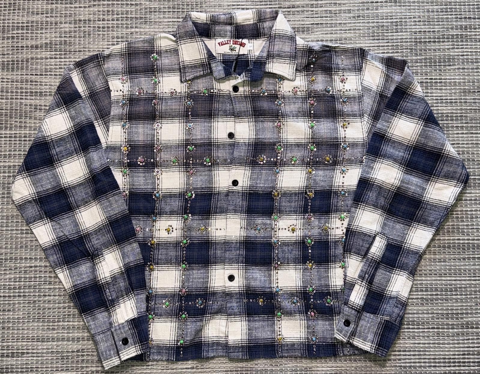 Vale Forever Sky Gems Men's Long Sleeve Flannel