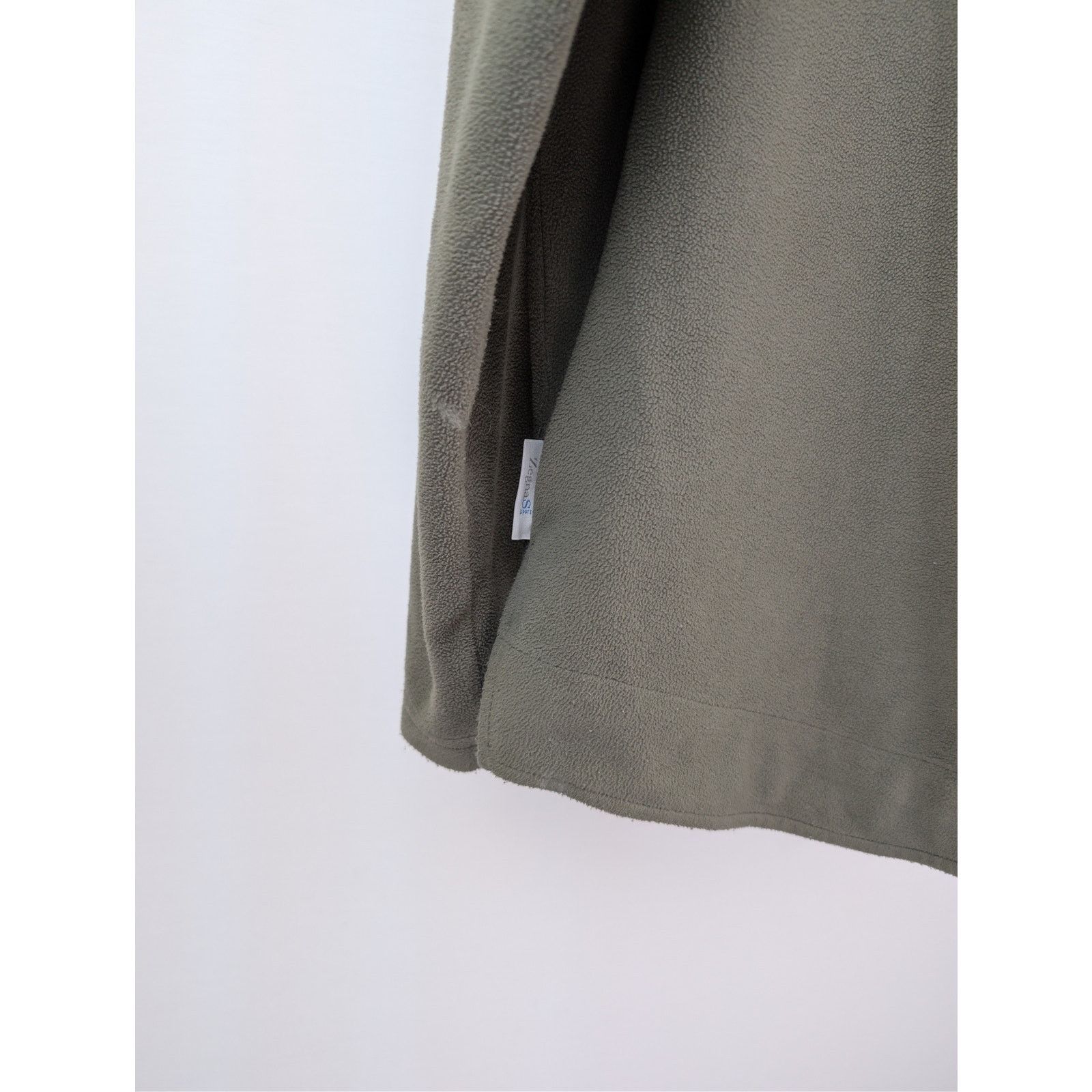 Ermenegildo Zegna o1rshd1 CC20 Mens Large Green Fleece Sport Jacket in Grey Size US L / EU 52-54 / 3 - 14 Thumbnail