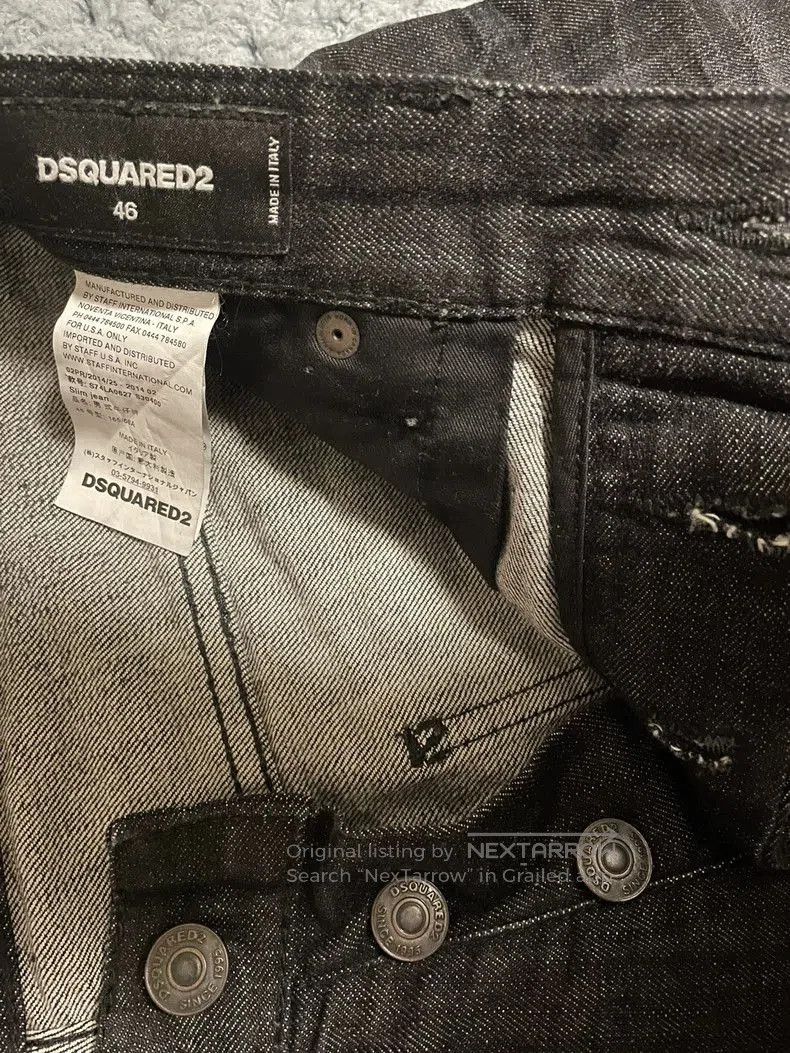 Dsquared2 Dsquared2 Black Gray Washed Jeans. Size US 36 / EU 52 - 5 Thumbnail