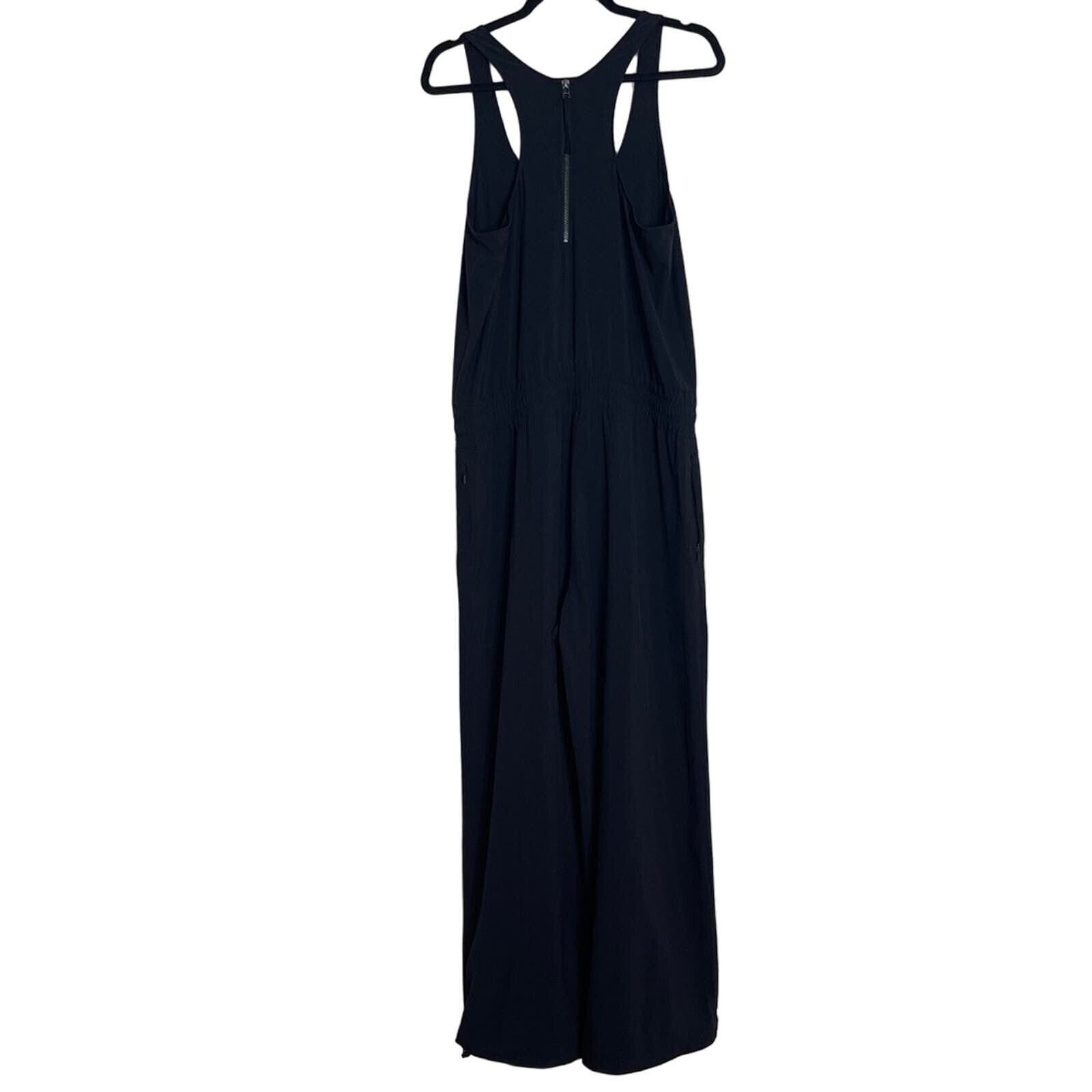Athleta Athleta Savannah Wide Leg Jumpsuit Black Size 10 Size 32" / US 10 / IT 46 - 5 Thumbnail