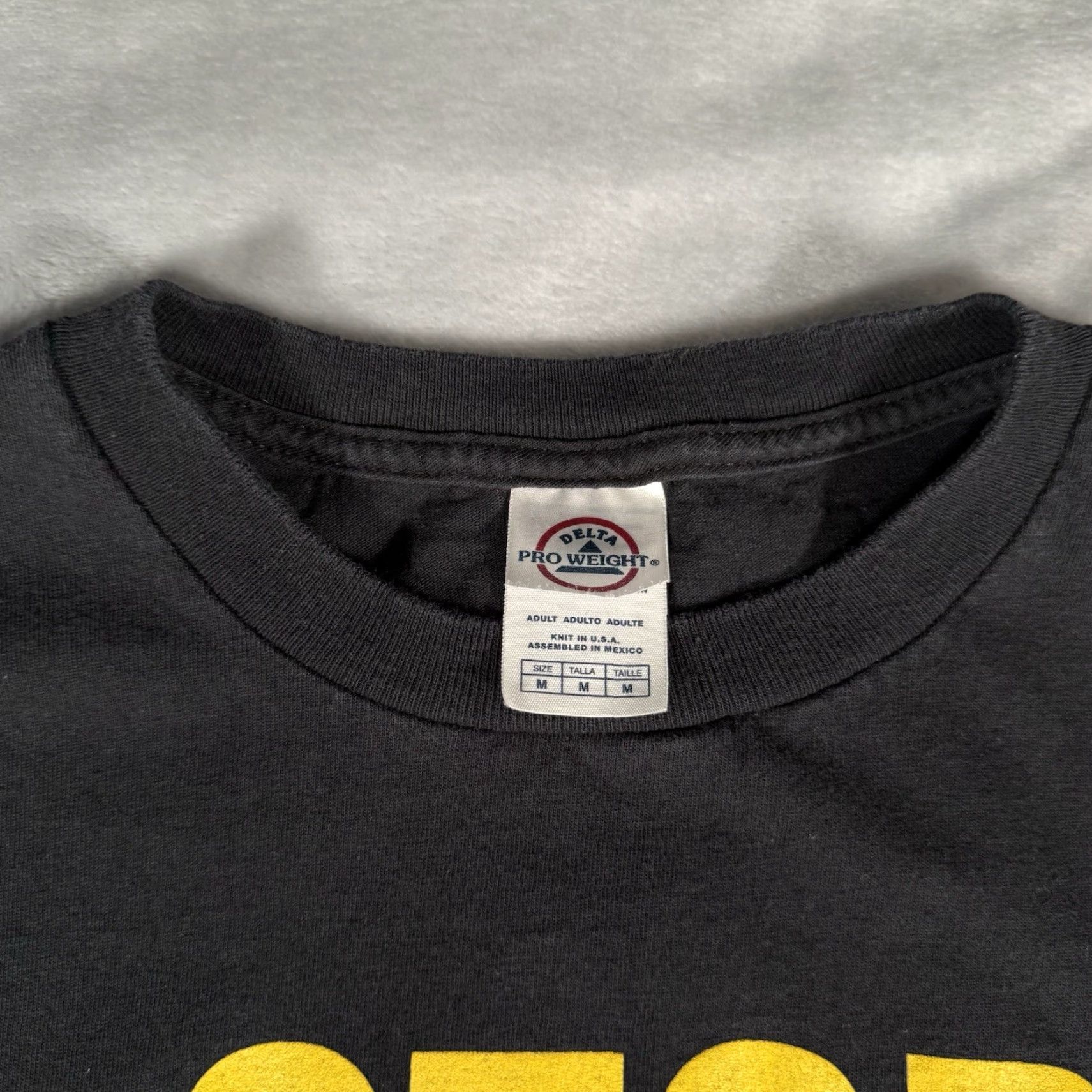Vintage VINTAGE Stop Animal Testing T Shirt Mens M Slim Cropped Fit Parody Funny Y2K Black Cotton Graphic Print Short Sleeve Crew Neck Size US M / EU 48-50 / 2 - 3 Thumbnail