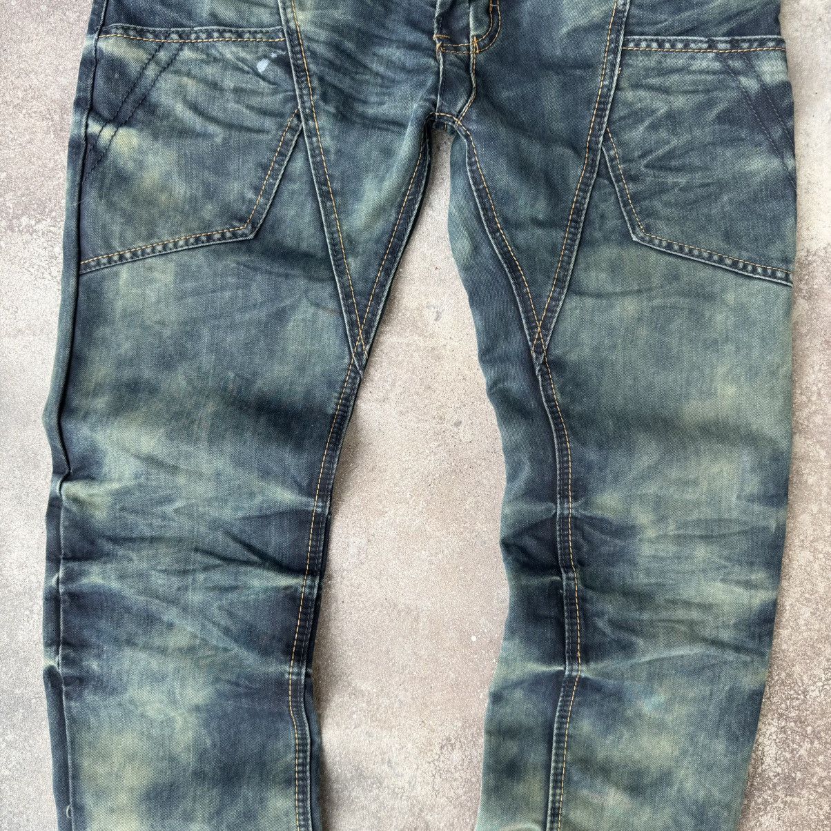 If Six Was Nine Japanese Style Vintage Avant Garde Washed Jeans Size US 32 / EU 48 - 9 Thumbnail