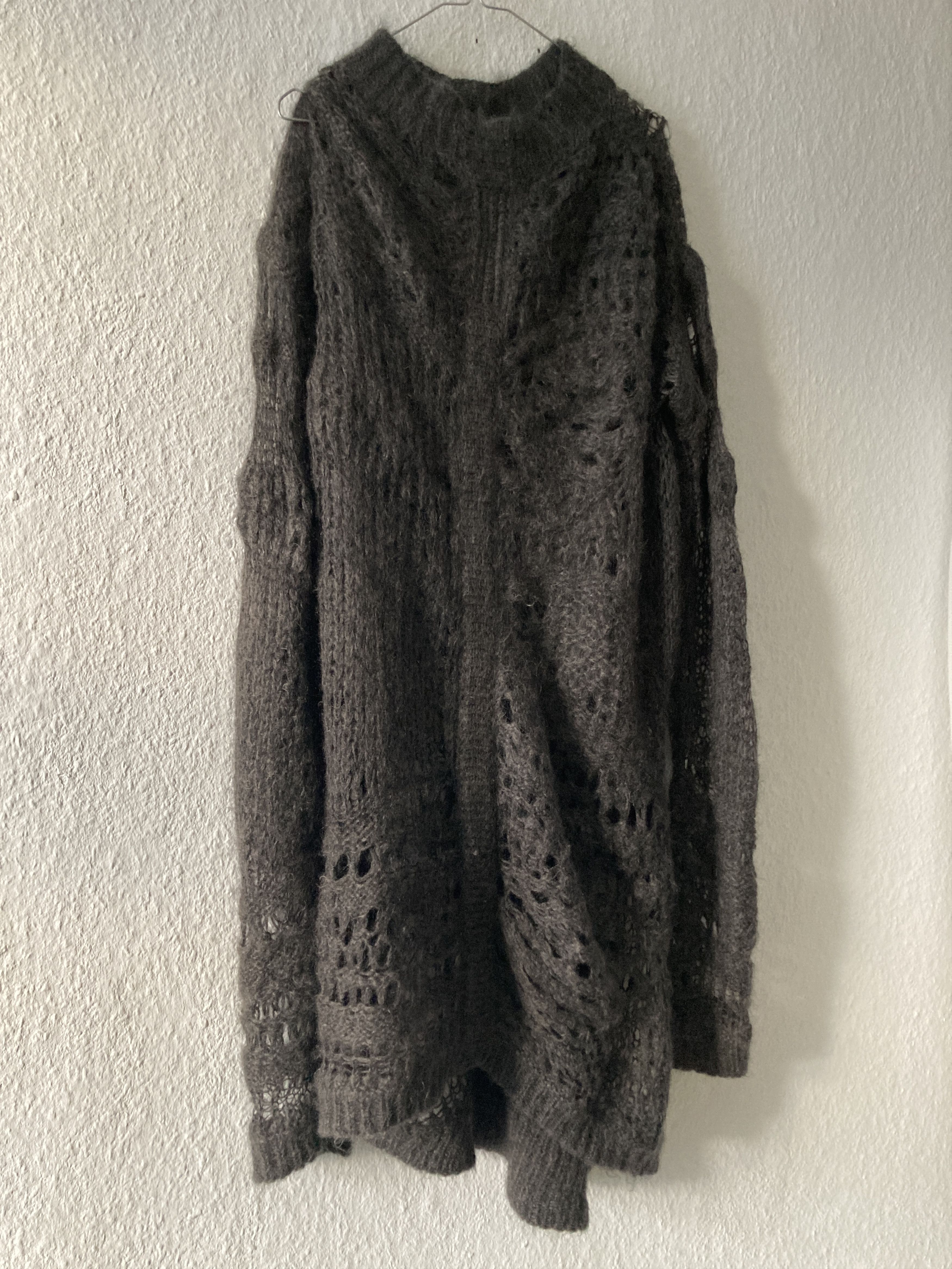 Rick Owens F/W 14 "MOODY" Sample Mohair & Silk Psycho Knit Rick Owens Size US M / EU 48-50 / 2 - 14 Thumbnail