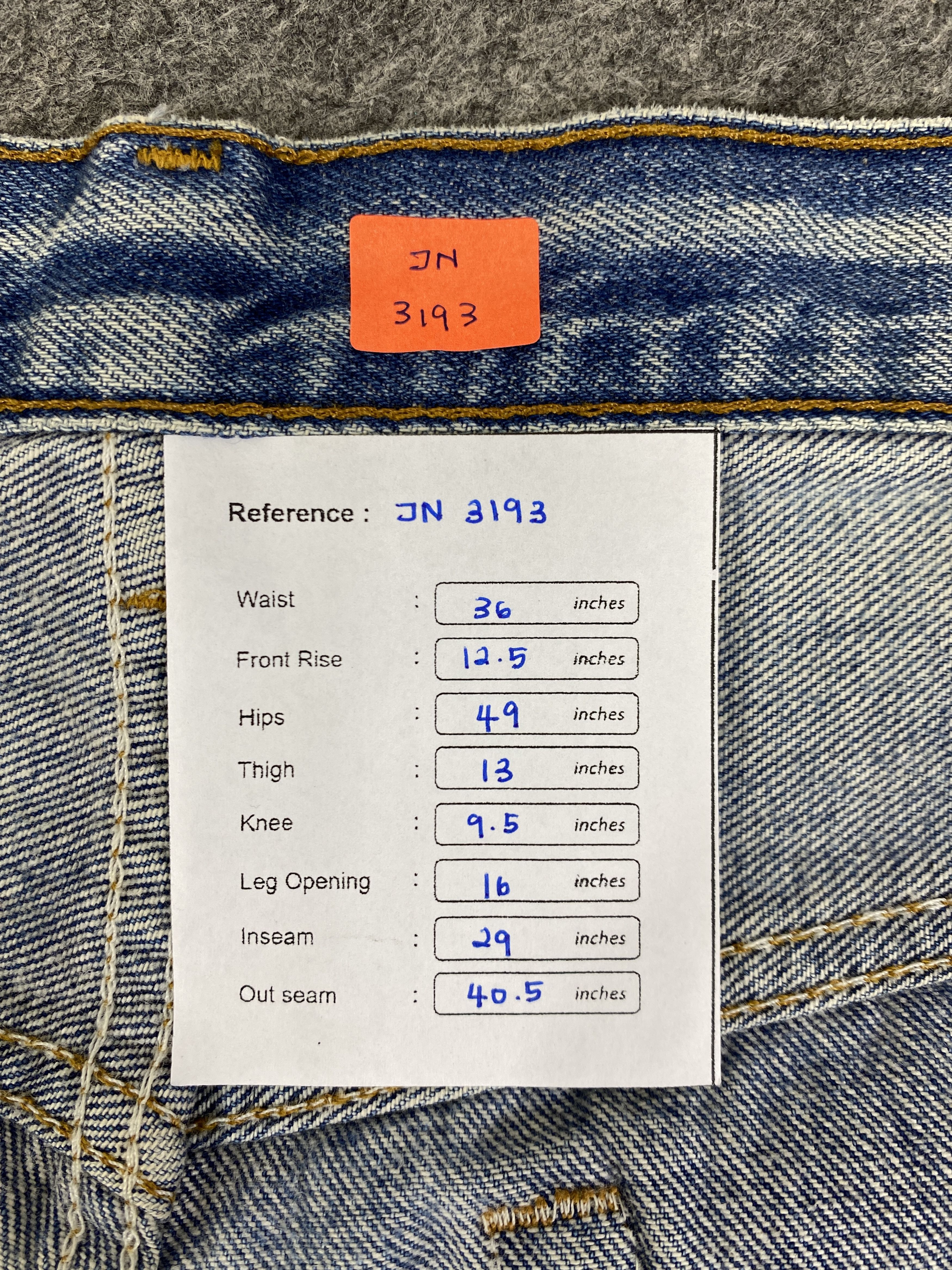 Japanese Brand Faded Blue Vintage Levis 501 Jeans 36x29 - JN3193 Size US 26 / EU 42 - 8 Thumbnail