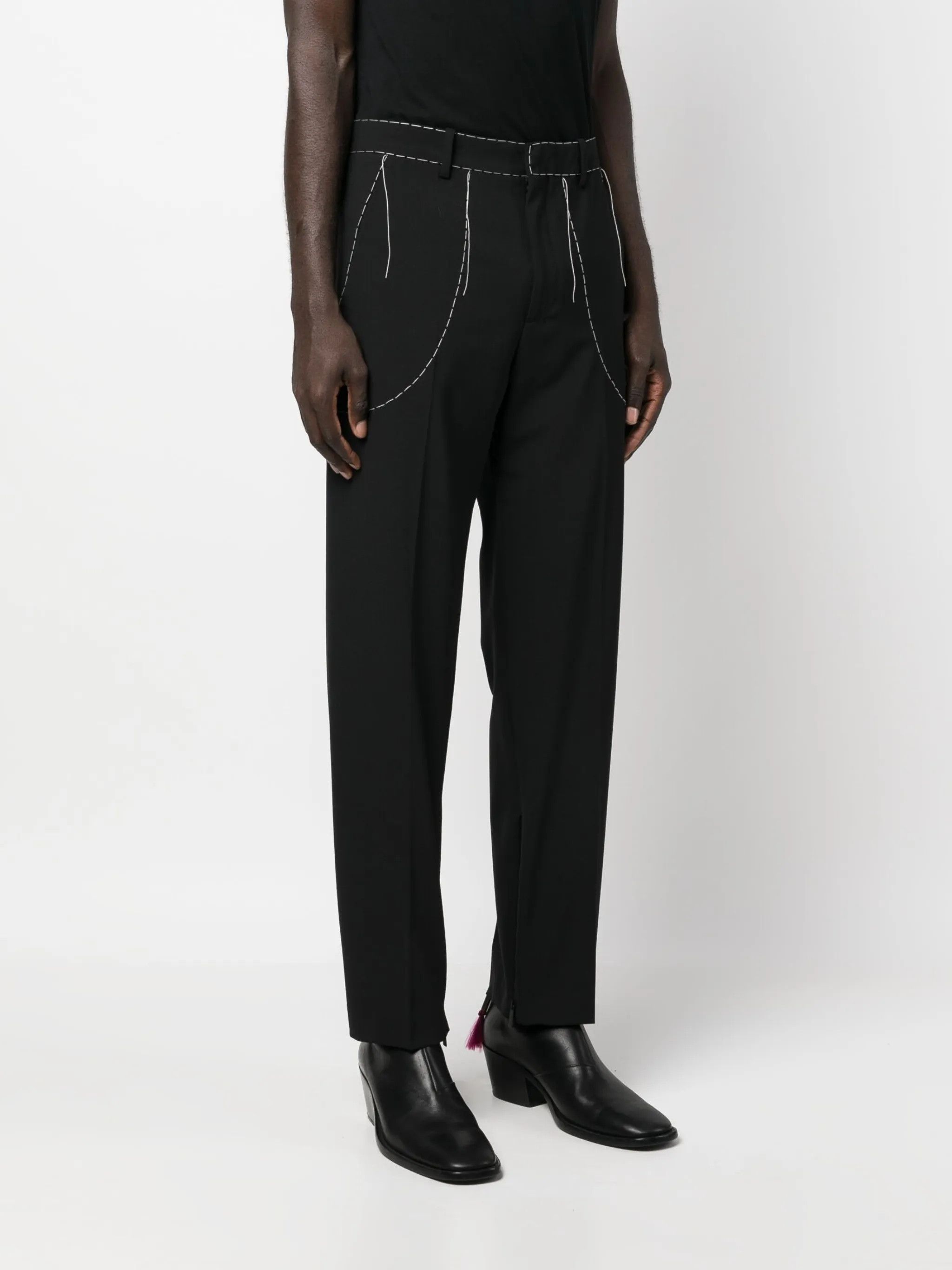 Off-White o1y0225 Casual Pant in Black Size US 34 / EU 50 - 2 Thumbnail