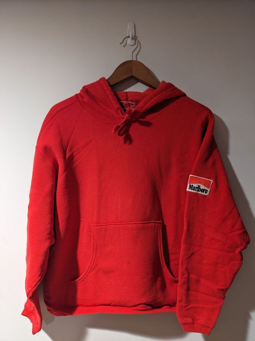 Marlboro sales hoodie red