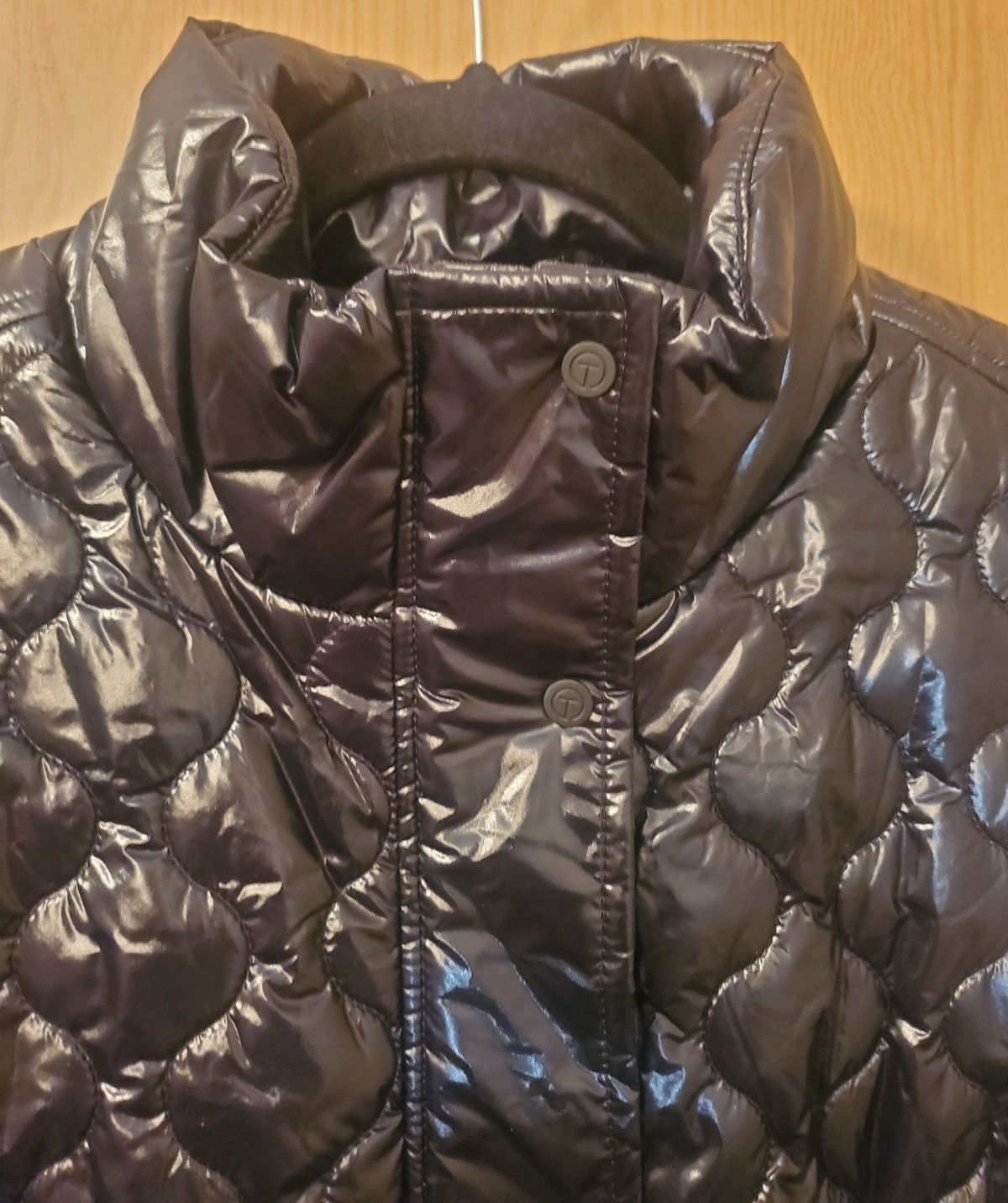 Talbots NWT T by Talbots High Shine High-Low Hem Quilted Puffer Vest Size XL / US 12-14 / IT 48-50 - 5 Thumbnail