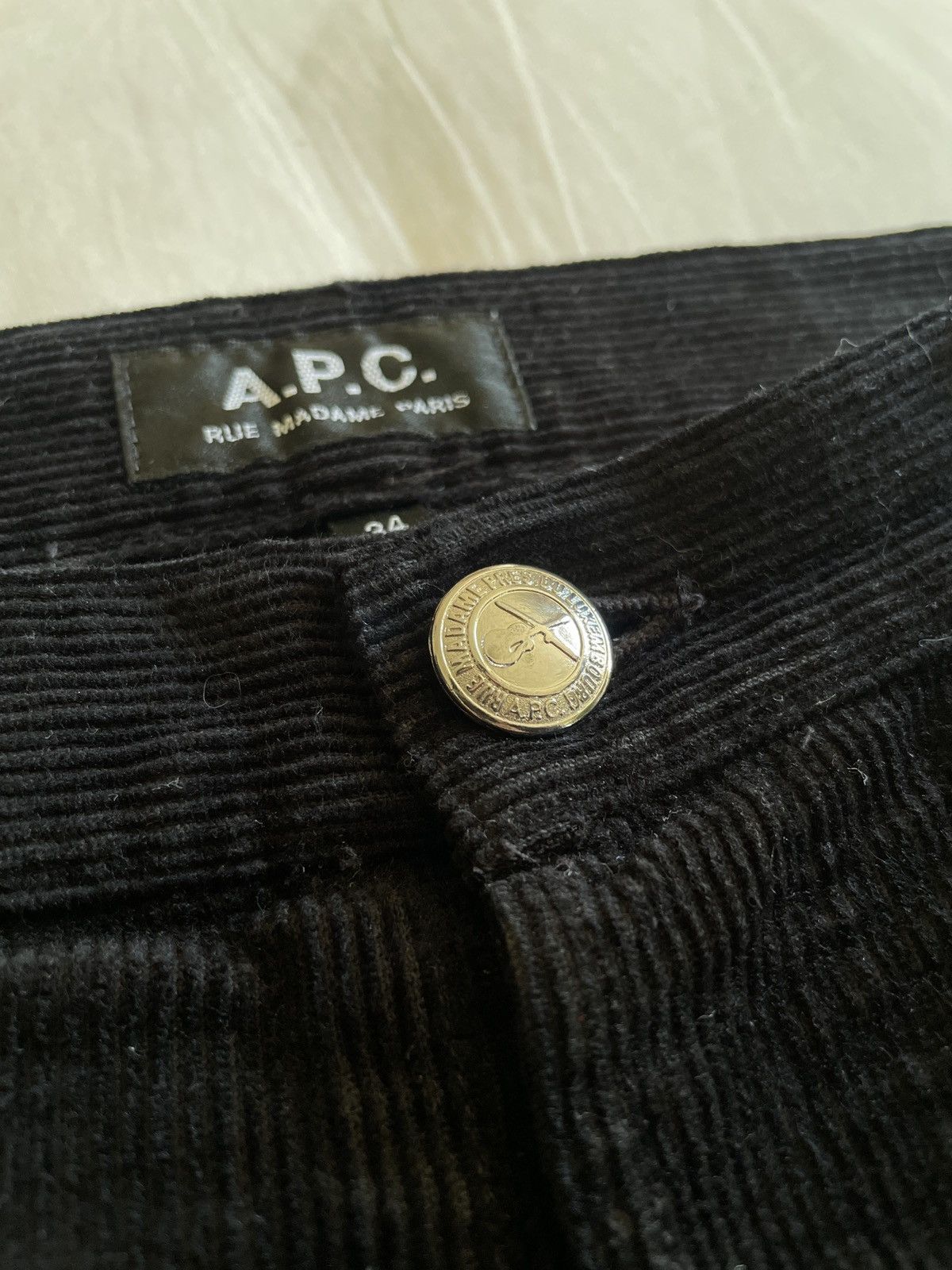 A.P.C. Rue Madame Paris Denim Corduroy Size US 34 / EU 50 - 1 Thumbnail