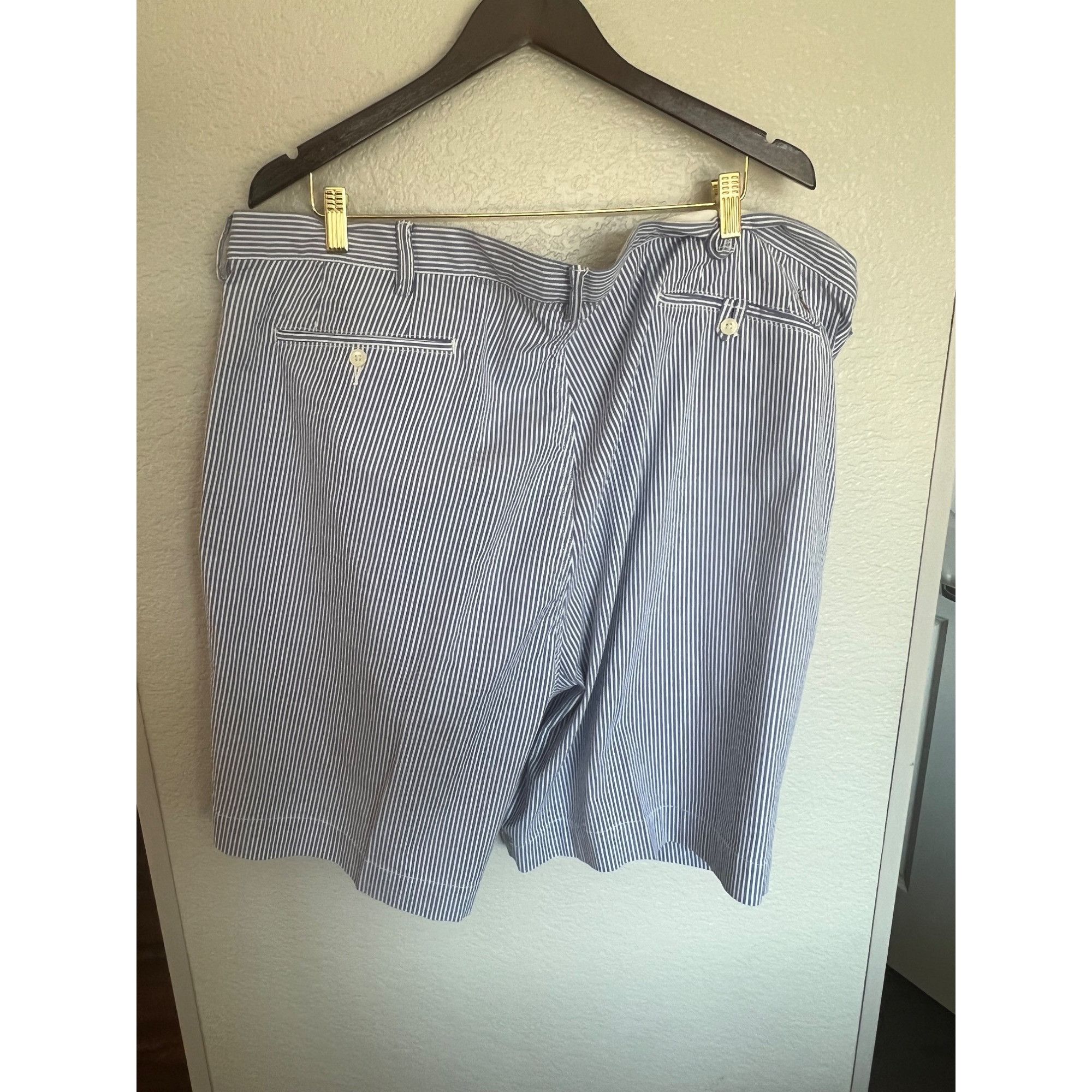 Polo Ralph Lauren Polo Ralph Lauren Seersucker Mens Shorts - Size 44B Size US 44 / EU 60 - 2 Thumbnail