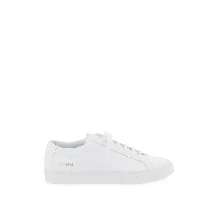 image of Common Projects O1S22I1N0424 Achilles Leather Sneakers In White, Women's (Size 9)