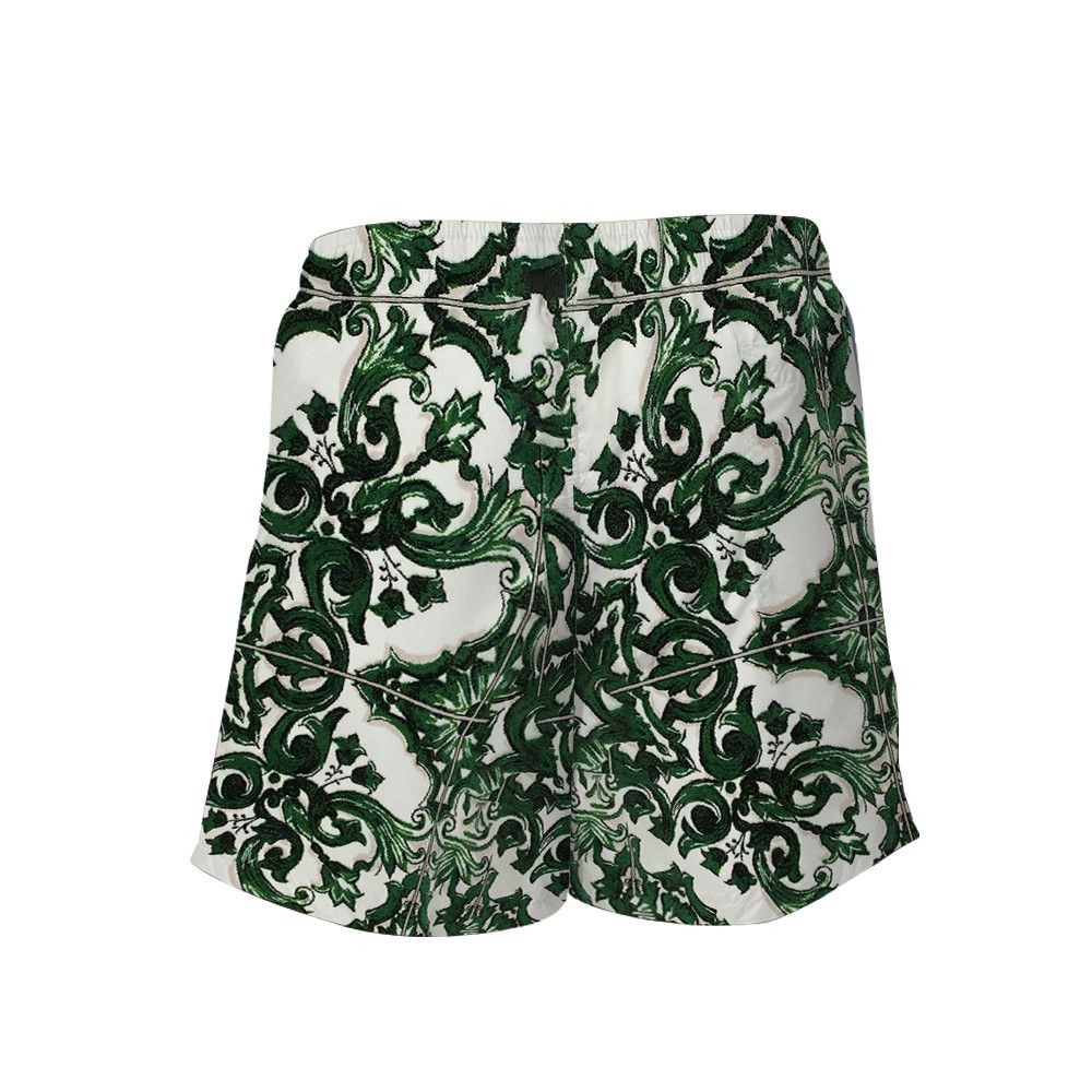 Designer Majolica Print Shorts & Men's Summer Shirt Set Size US 31 - 3 Thumbnail