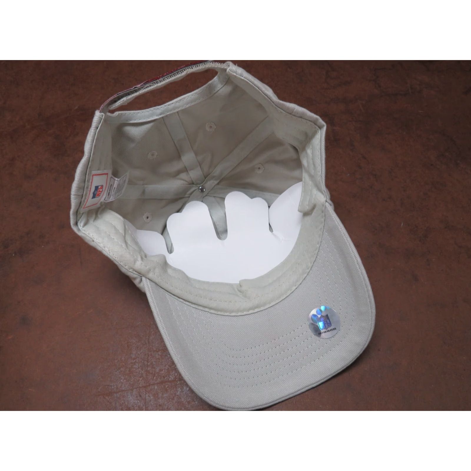 NFL VINTAGE NFL Arizona Cardinals Red Bird Logo Embroidered Hat Baseball Cap Unworn One Size Men Beige Adjustable Sports Team Hat Size ONE SIZE - 5 Thumbnail