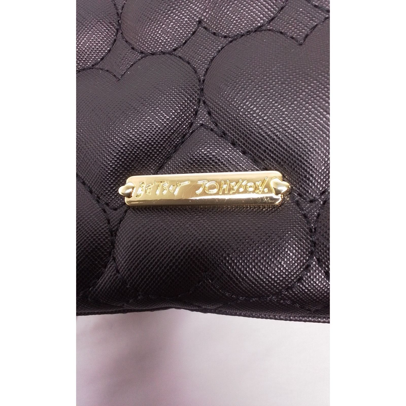 Betsey Johnson Betsey Johnson Bow Handbag Black &White w/ Bow #J2091 Size ONE SIZE - 8 Thumbnail