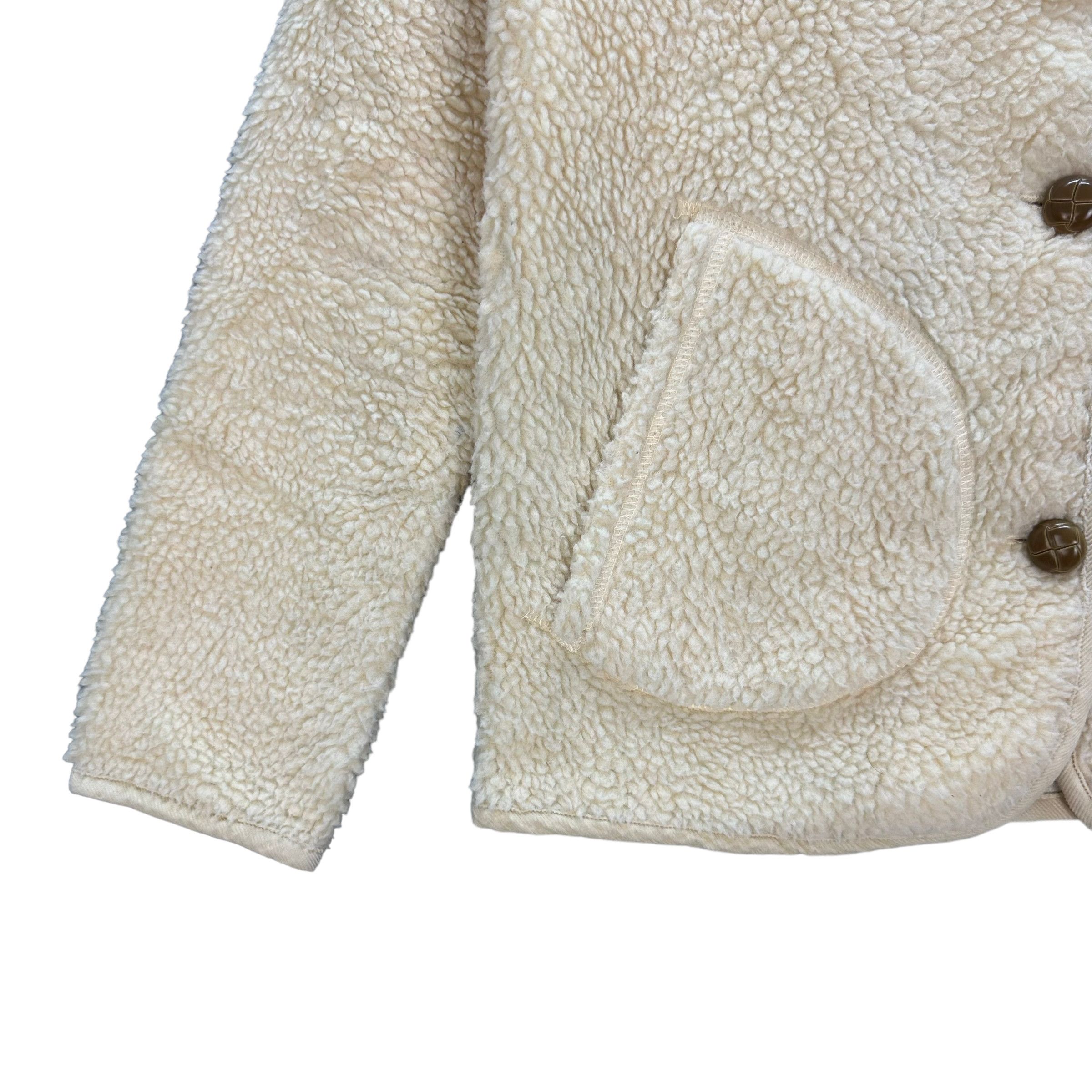 Japanese Brand VINCENT ET MIREILLE DEEP PILE FLEECE JACKET #8495-011 Size XS / US 0-2 / IT 36-38 - 5 Thumbnail