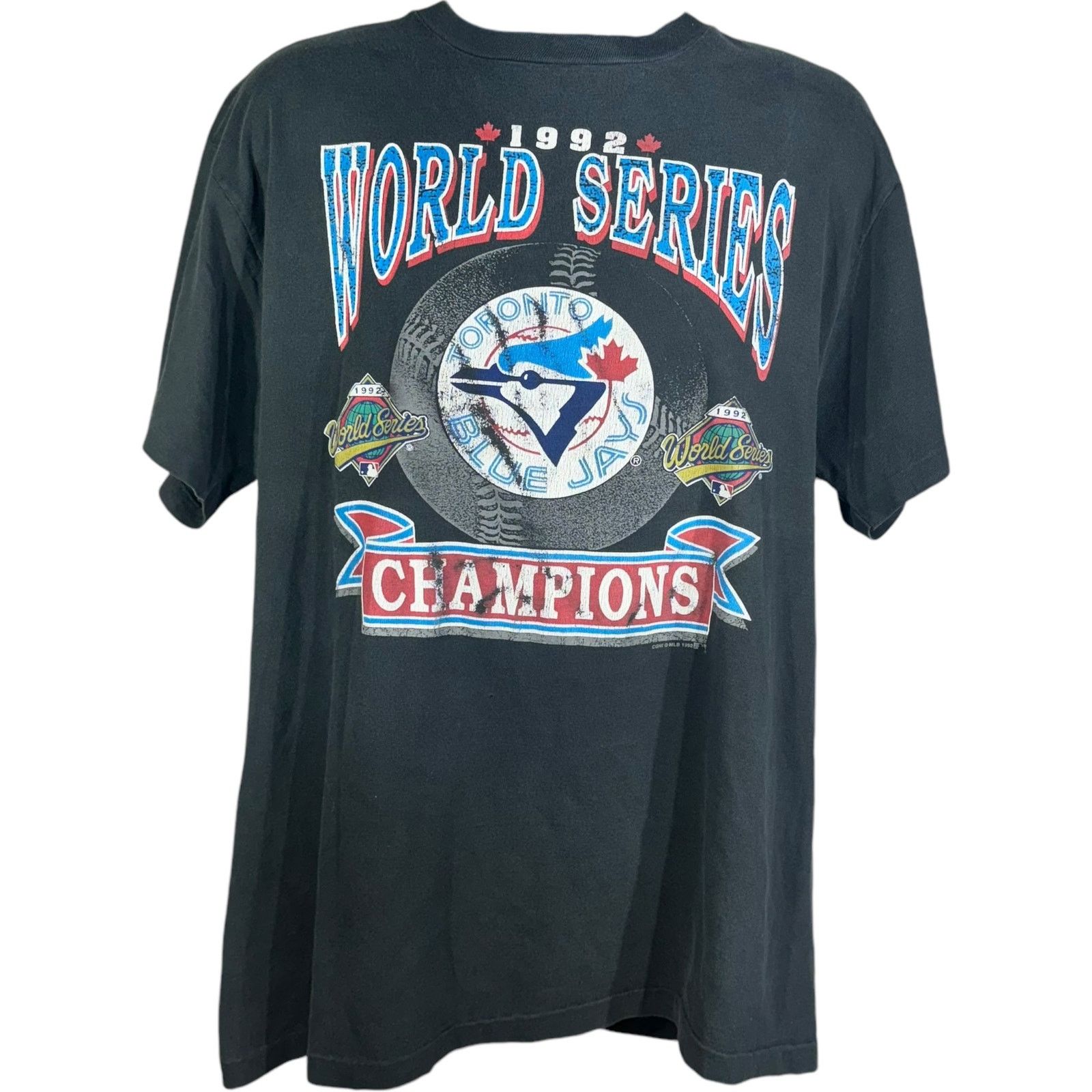 Vintage Vintage Toronto Blue Jays World Series Champions MLB Tee Size US L / EU 52-54 / 3 - 1 Thumbnail