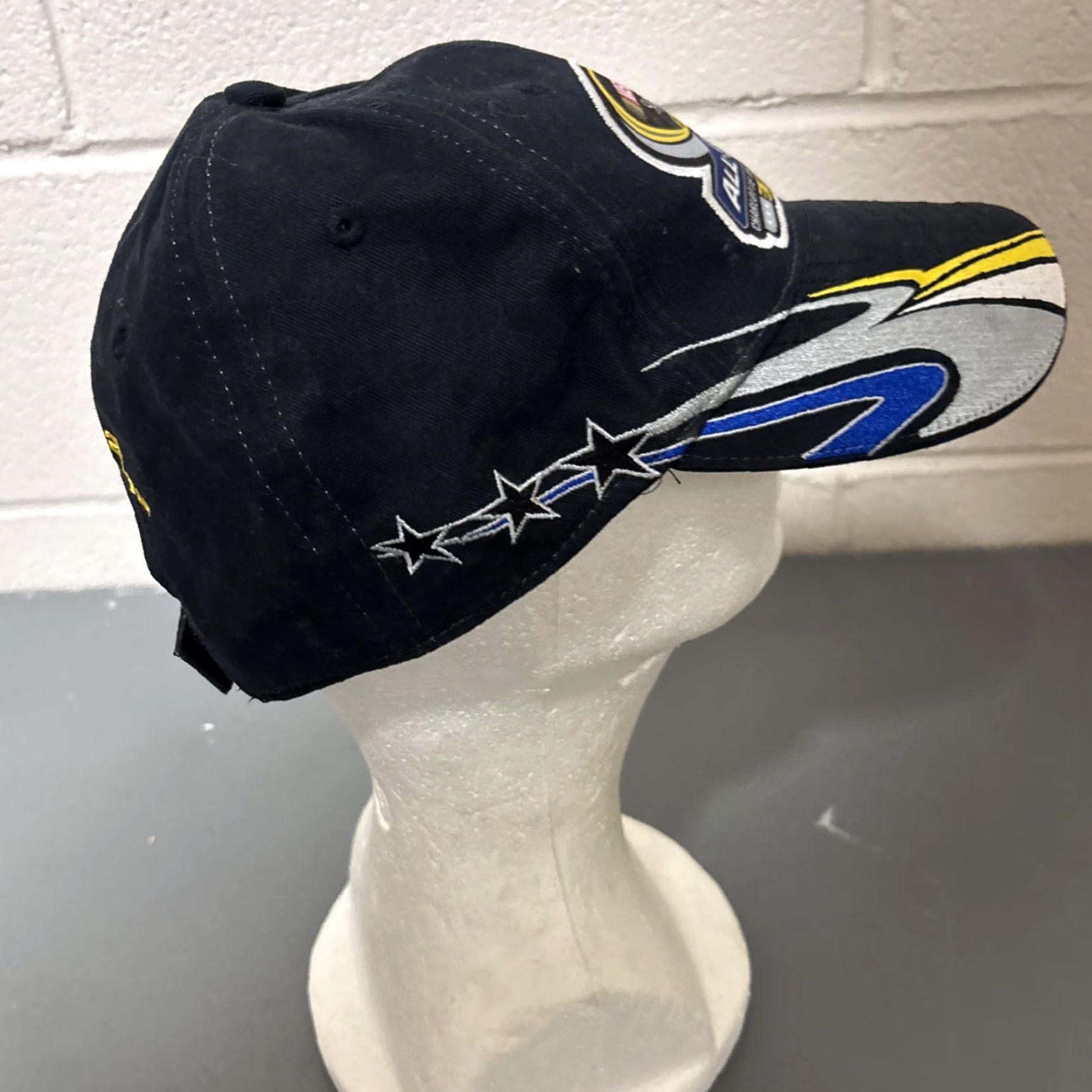 NASCAR NASCAR Sprint Cup Series All Star Race XXV 2012 Strapback Hat Cap Black Racing Cap Cap Adjustable Black Racing NASCAR Hat Men Size ONE SIZE - 4 Thumbnail
