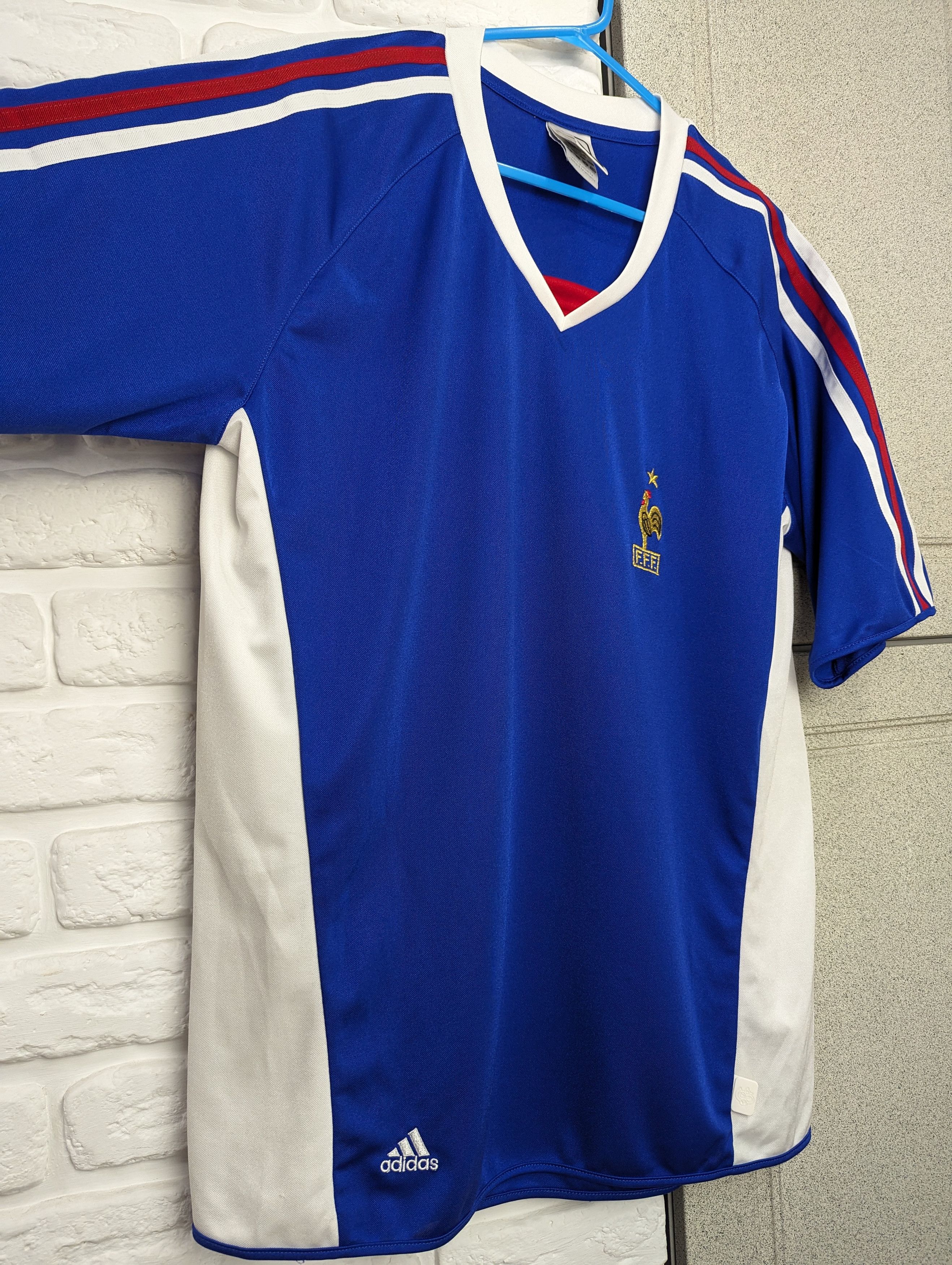 Adidas Vintage ADIDAS France FFF FIFA World Cup Germany 2006 Jersey Size US S / EU 44-46 / 1 - 5 Thumbnail