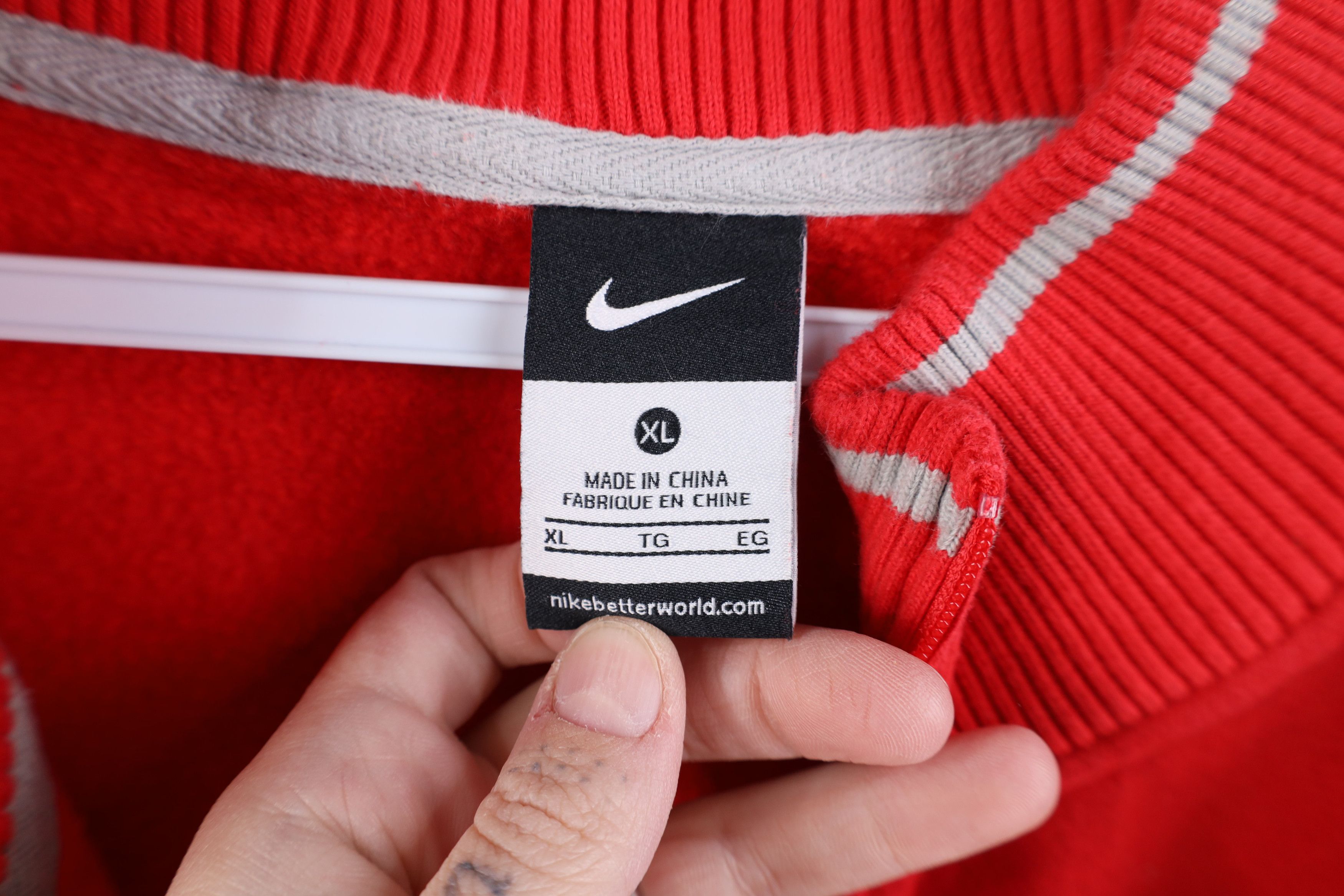 Nike Vintage Y2K Nike Swoosh Ohio State University Sweatshirt Size US XL / EU 56 / 4 - 11 Thumbnail