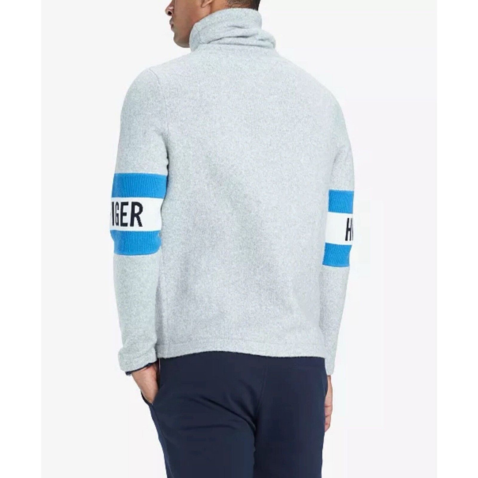 Tommy Hilfiger Tommy Hilfiger Sweater Mens Medium Gray Pullover Jacket Blue Size US M / EU 48-50 / 2 - 3 Thumbnail