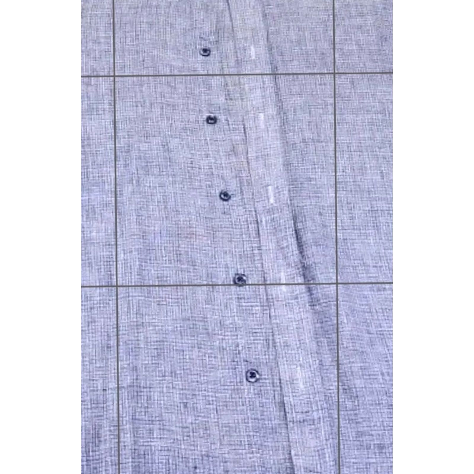 Hamilton Hamilton Since 1883 Men’s Blue Geometric Dress Shirt Long Sleeve L Size 42R - 3 Thumbnail