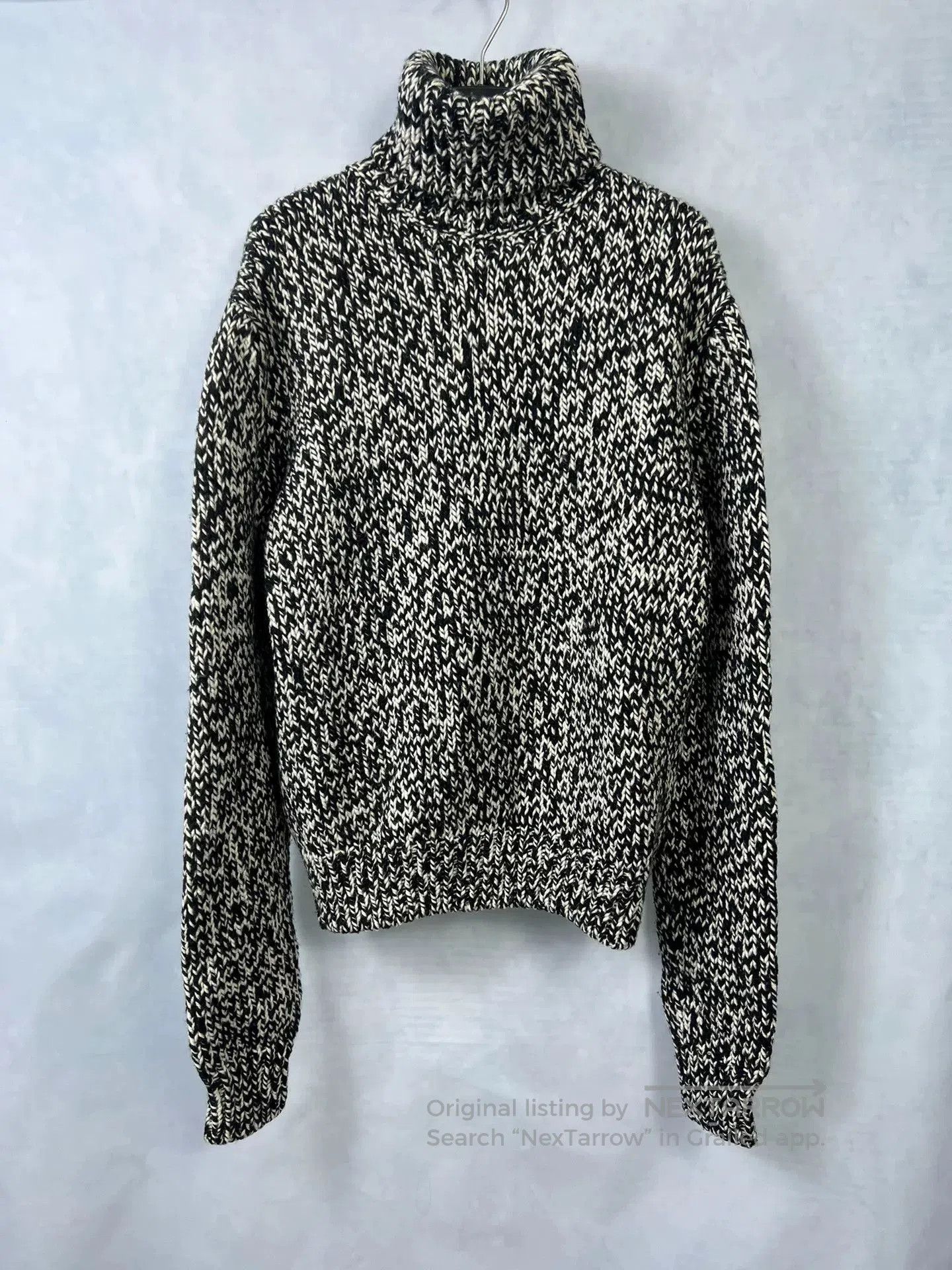 Saint Laurent Paris Saint Laurent Black and White Sweater. Size US M / EU 48-50 / 2 - 1 Thumbnail