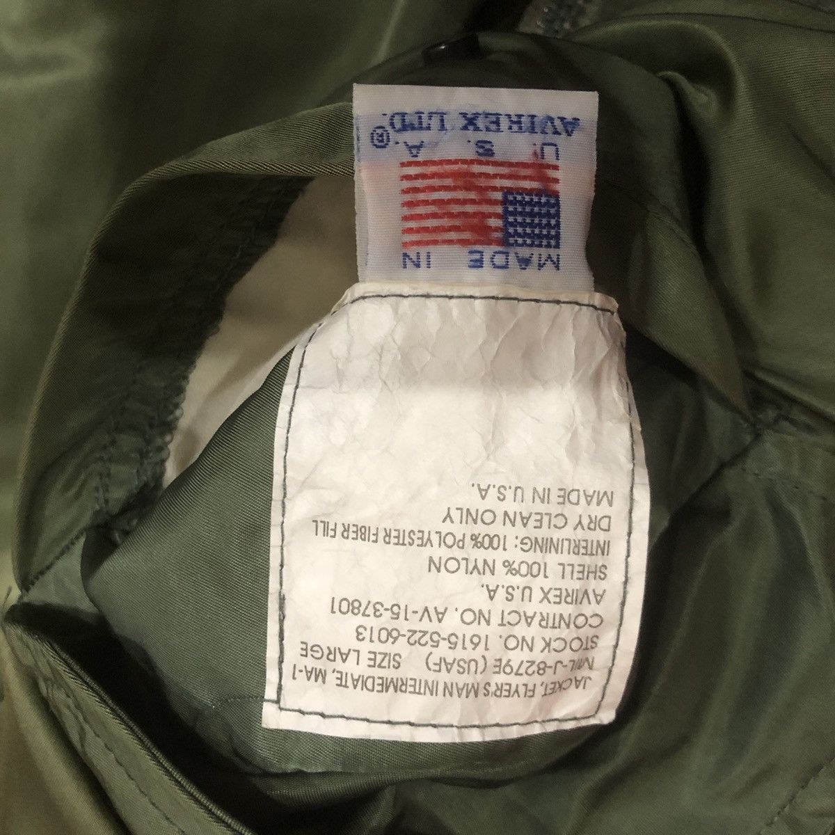 Avirex Ma-1 MIL-8279(USAF) Avirex Bomber Jacket Size US L / EU 52-54 / 3 - 15 Thumbnail