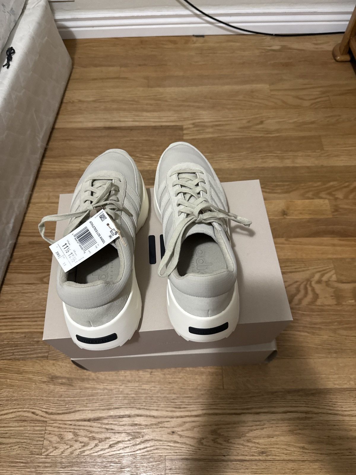Adidas × Fear of God Fog x Adidas LA athletic runners sesame Size US 11.5 / EU 44-45 - 4 Thumbnail