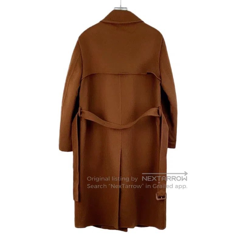 Loro Piana Loro Piana Dark Brown Cashmere Lapel Double-Breasted Long- Size M / US 6-8 / IT 42-44 - 2 Thumbnail
