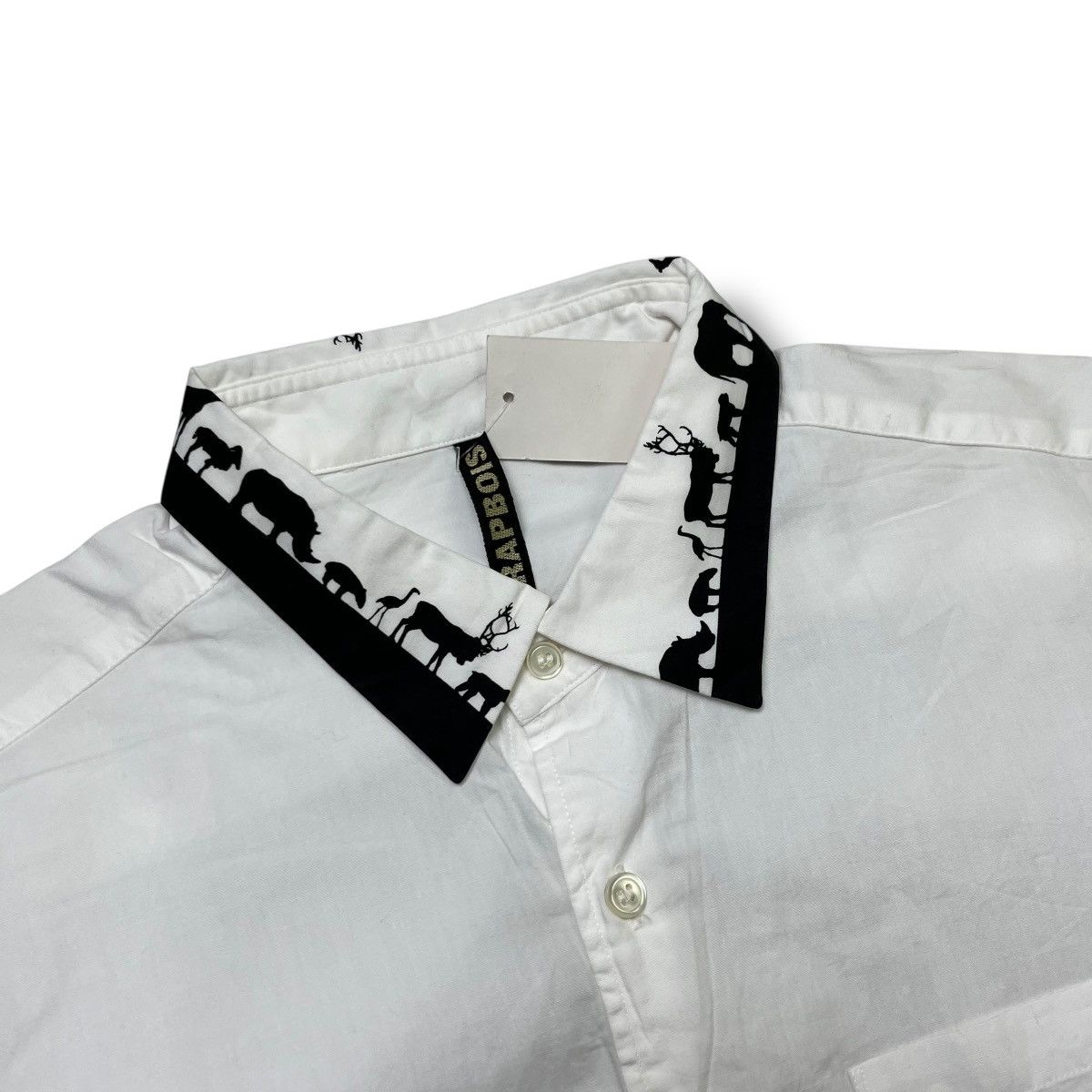 Issey miyake frapbois animals long sleeve button ups shirt