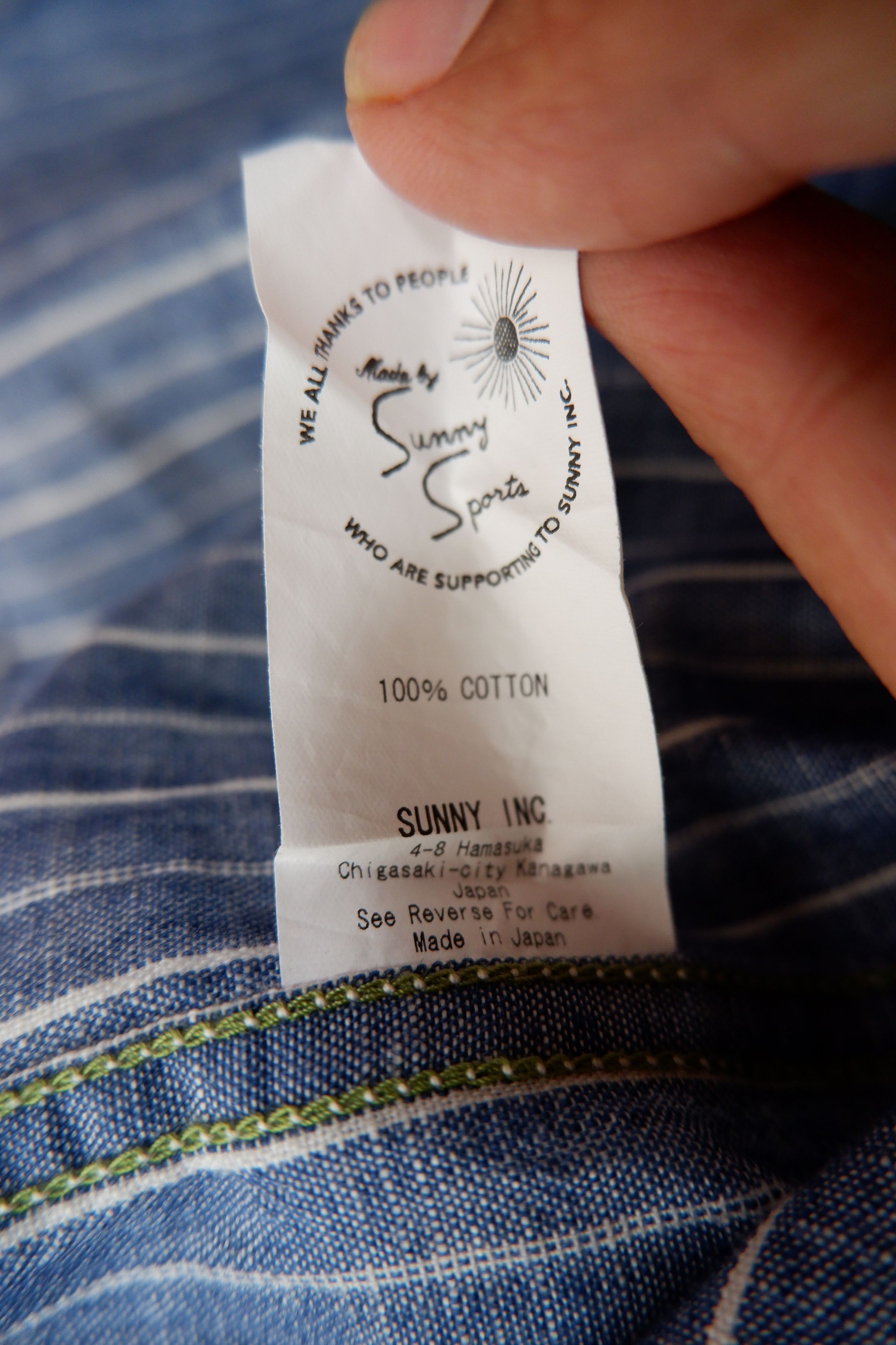 Sunny Sports Vintage Sunny Sports Hickory Chambray Vest Size US L / EU 52-54 / 3 - 5 Thumbnail