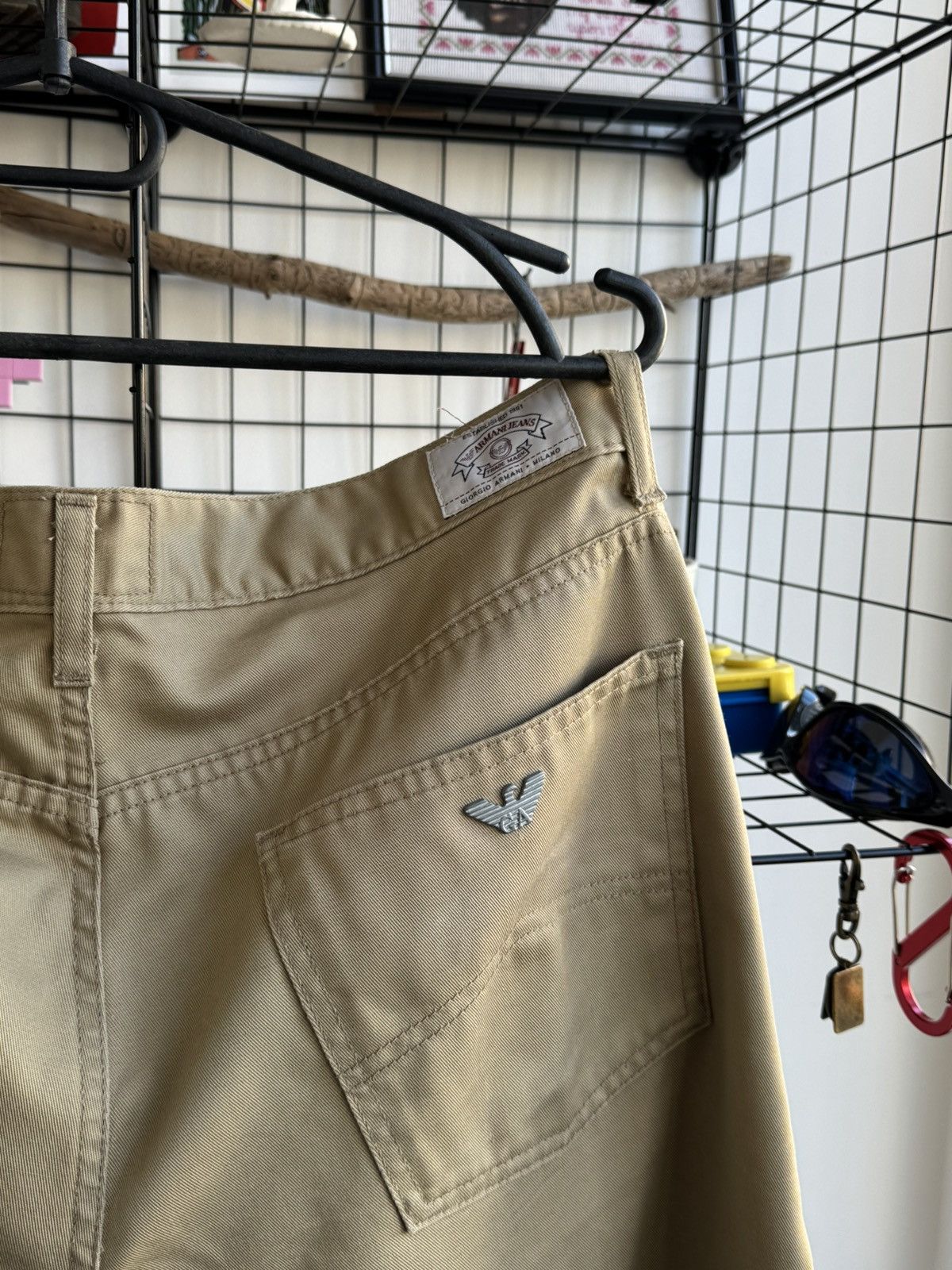 Armani Vintage Armani Jeans Baggy Shorts Size US 34 / EU 50 - 4 Thumbnail