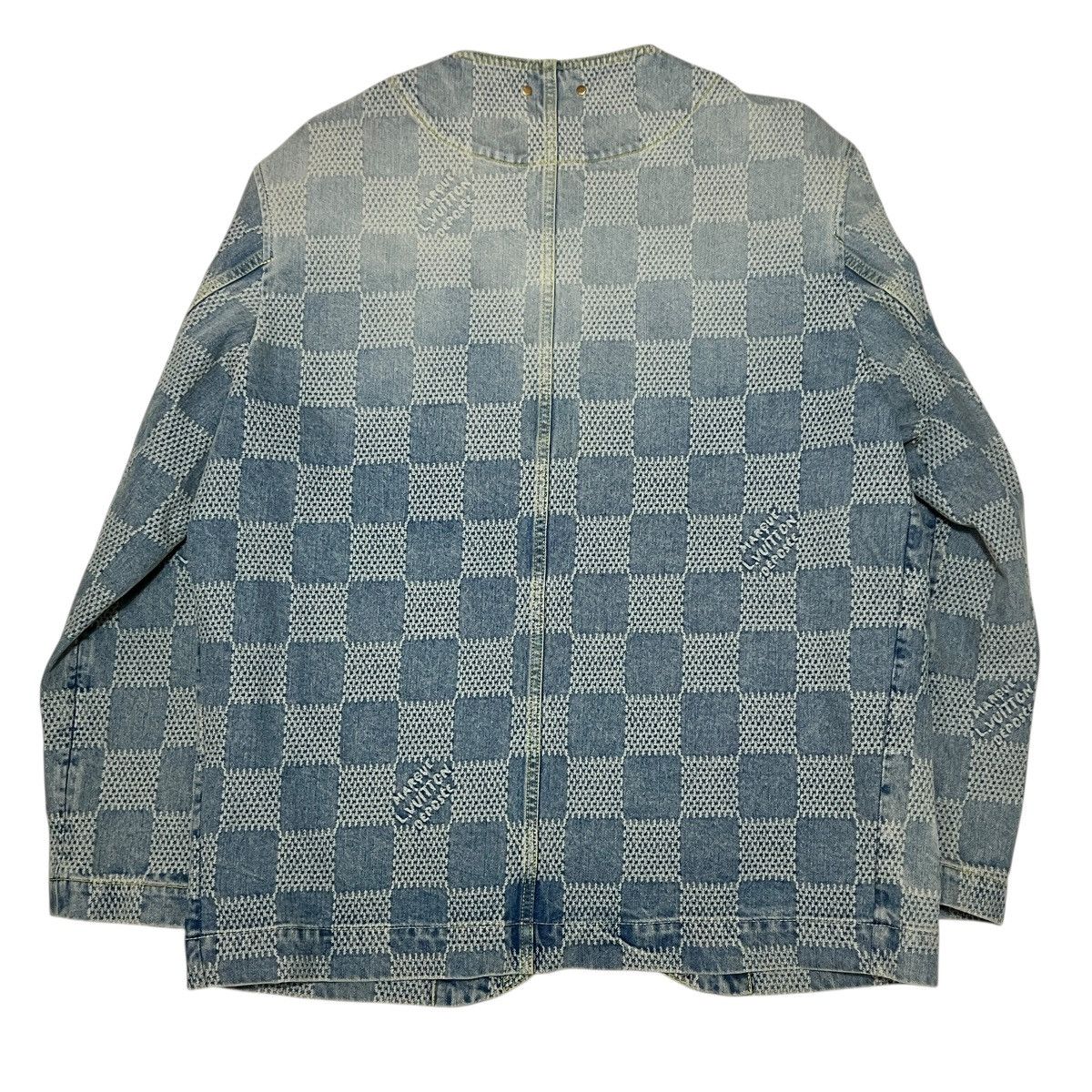 Louis Vuitton LOUIS VUITTON 2024AW Pharrell Williams Damier Denim Jacket Size US L / EU 52-54 / 3 - 10 Thumbnail